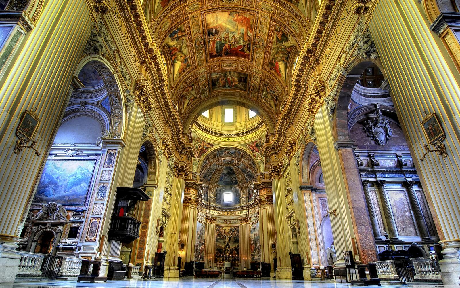 桌面上的壁纸圣安德烈亚-德拉-瓦莱 教堂 罗马