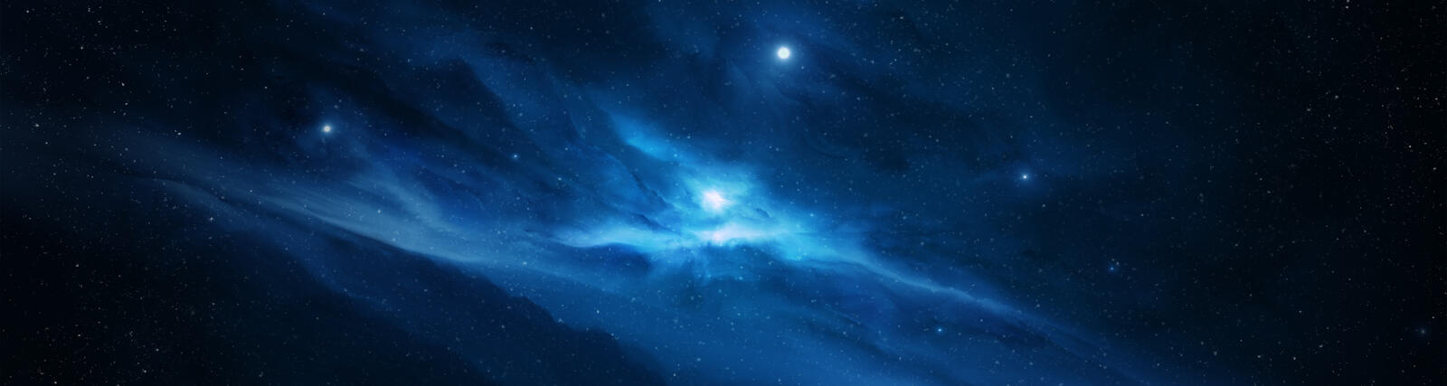 Wallpapers the birth of stars four stars a flash on the desktop