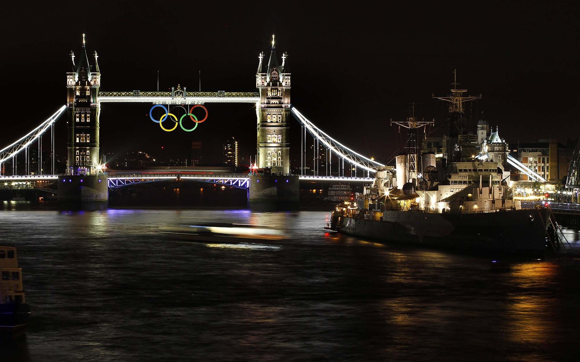 Обои лондон мост олимпийские на рабочий стол