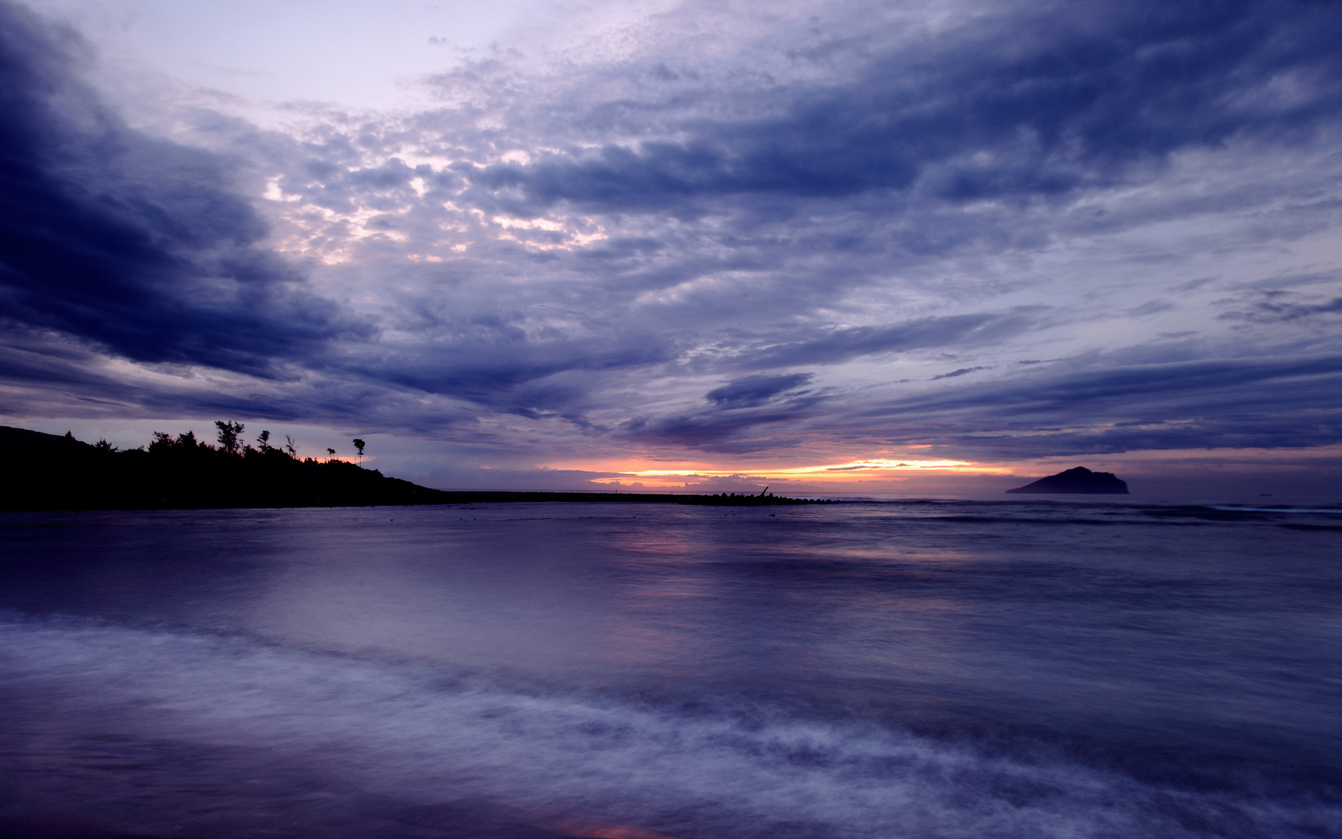 Фото бесплатно берег, море, вечер
