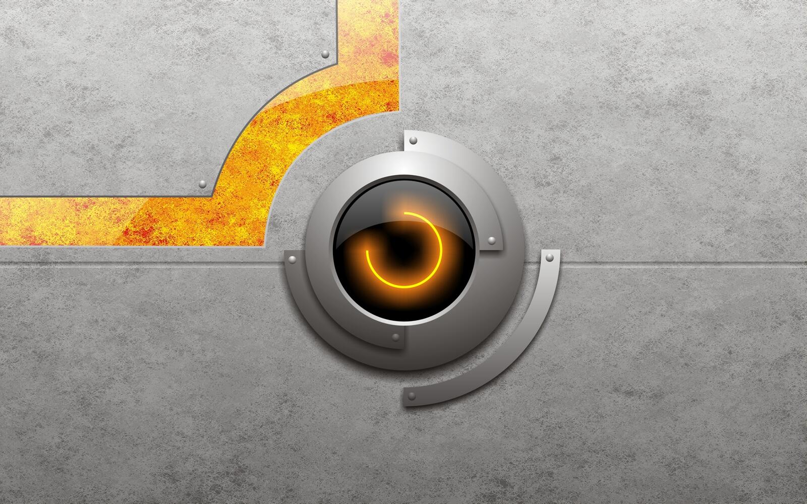 Wallpapers background gray eye on the desktop