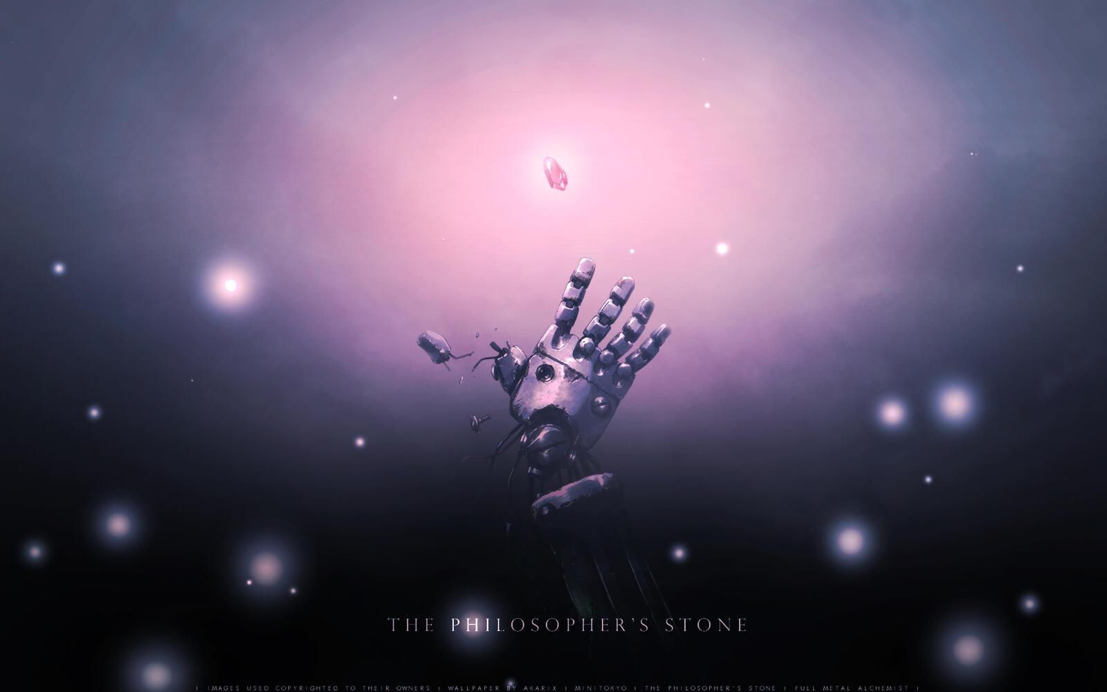 Wallpapers Fullmetal Alchemist Philosopher s Stone Hand on the desktop