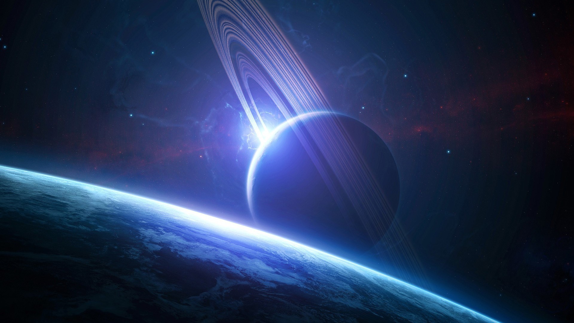 Wallpapers space radiance planets on the desktop