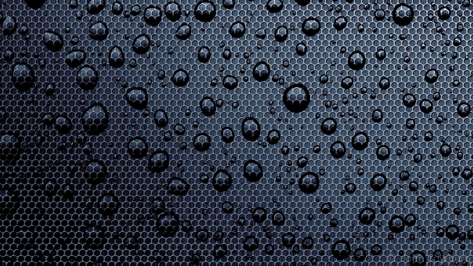 Wallpapers drops mesh circles on the desktop