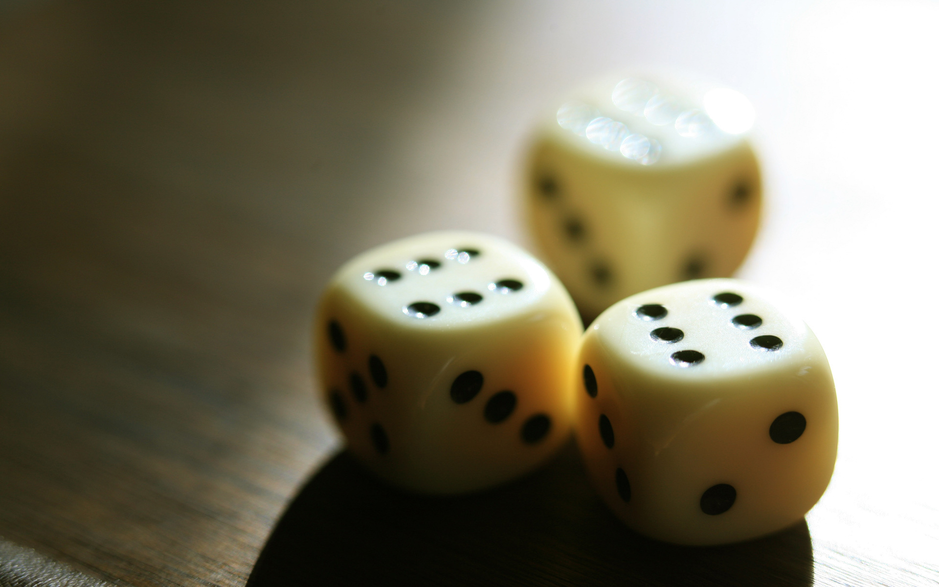Wallpapers dice numbers tags on the desktop