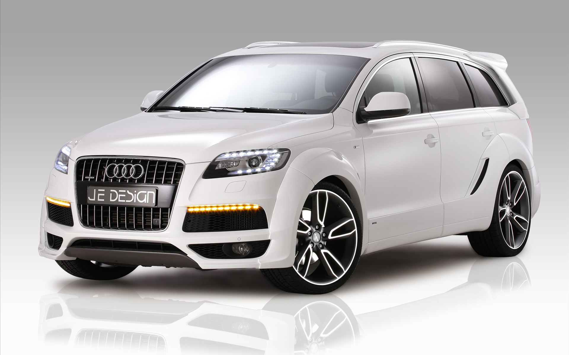 Wallpapers audi jeep white on the desktop