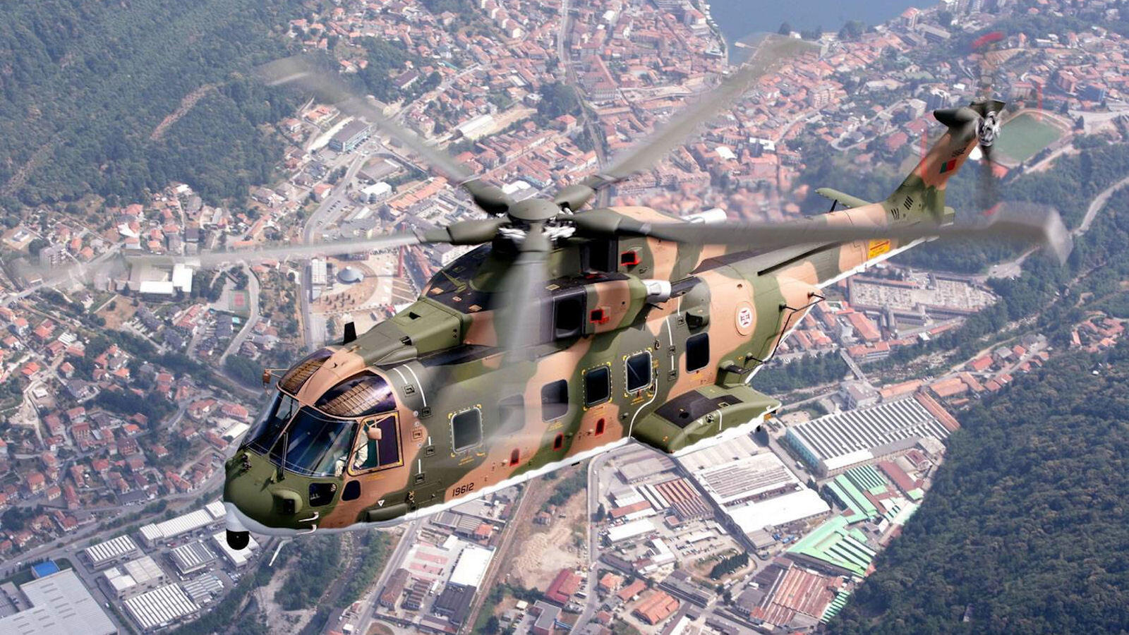 Wallpapers helicopter military windows on the desktop