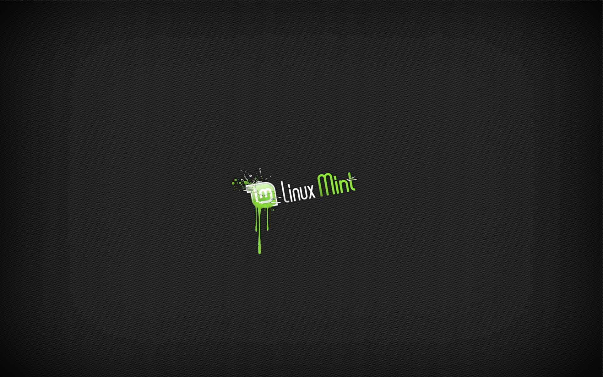Wallpapers linux mint os logo on the desktop