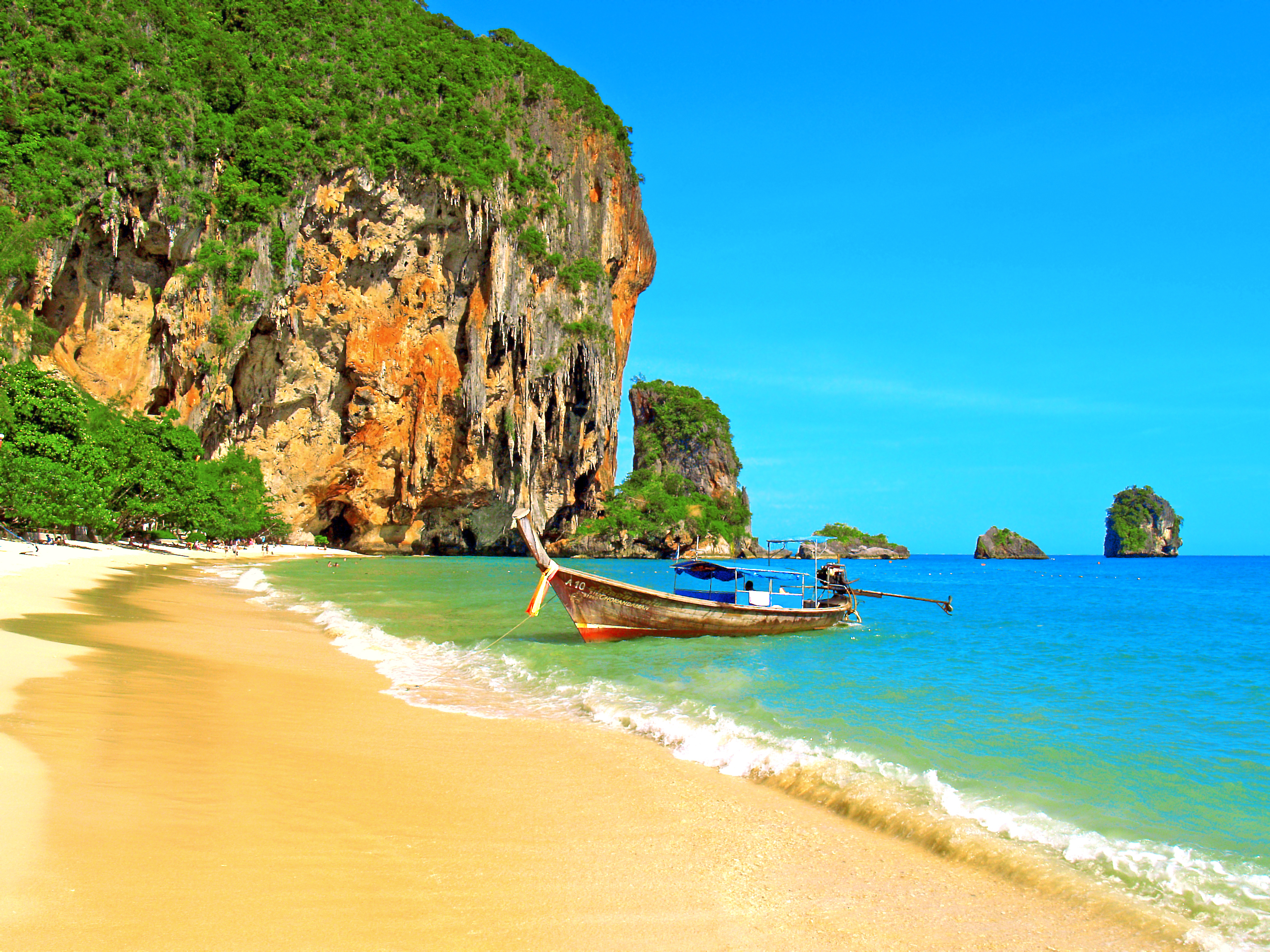 Фото бесплатно Таиланд, пейзажи, лодка
