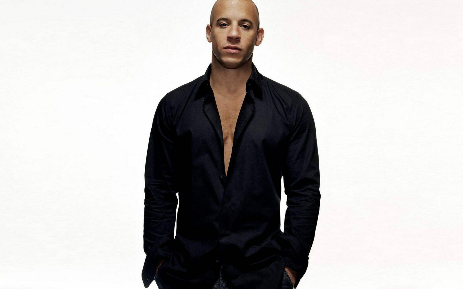 Wallpapers Vin Diesel actor bald on the desktop