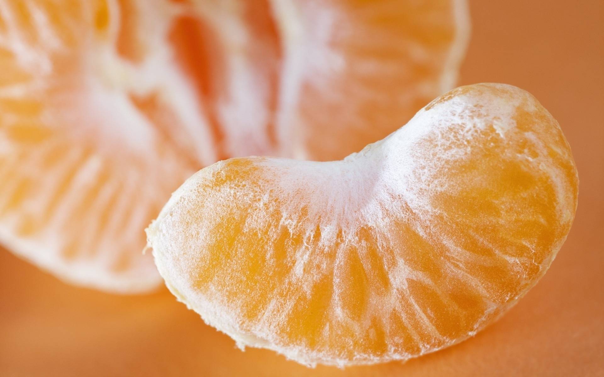 Wallpapers mandarin citrus lobules on the desktop
