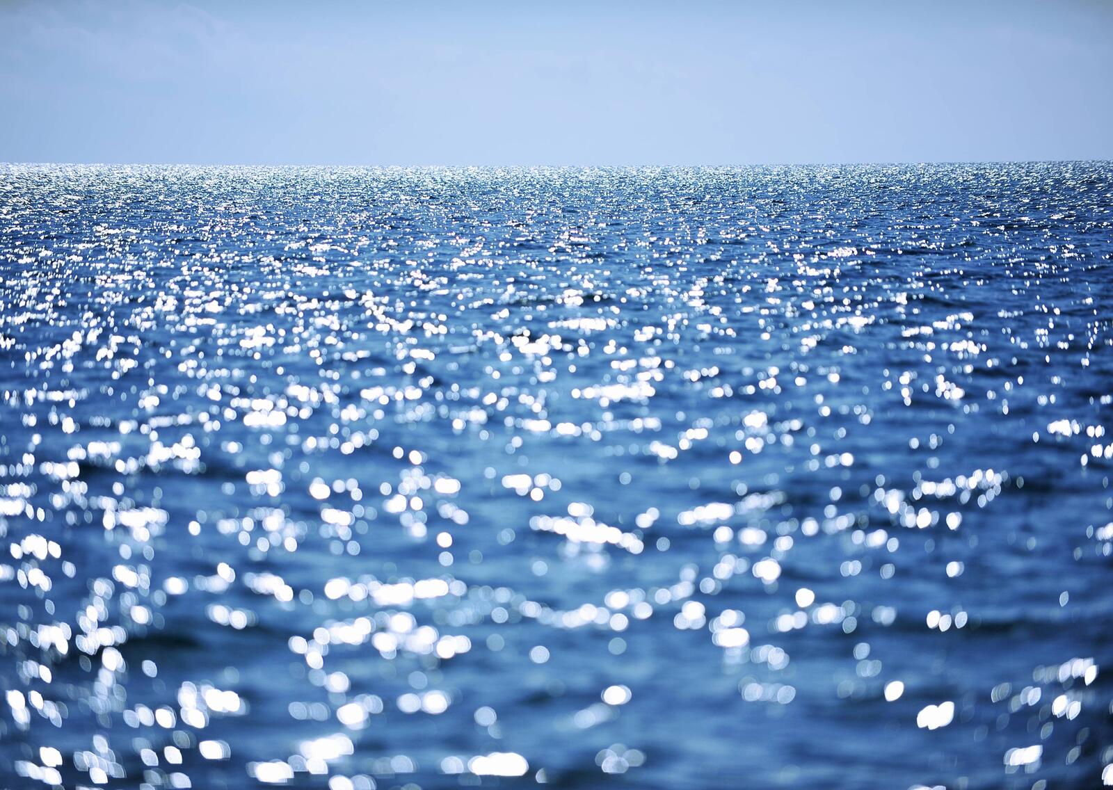 Wallpapers sea ripples sea horizon on the desktop