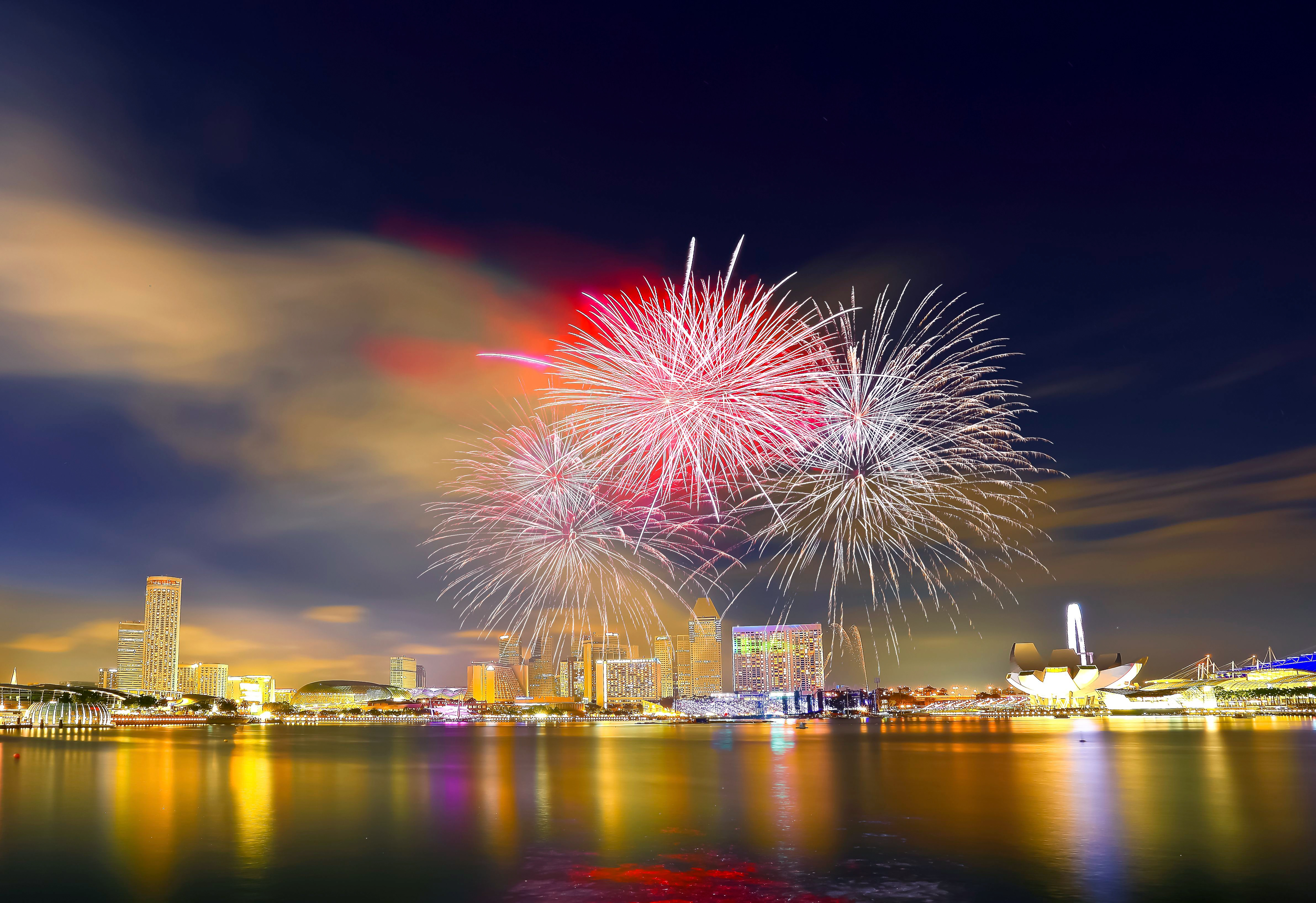 сингапур салют огни Singapore salute lights скачать