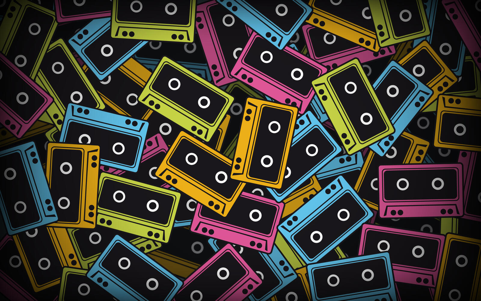 Wallpapers tapes abstract colorful on the desktop