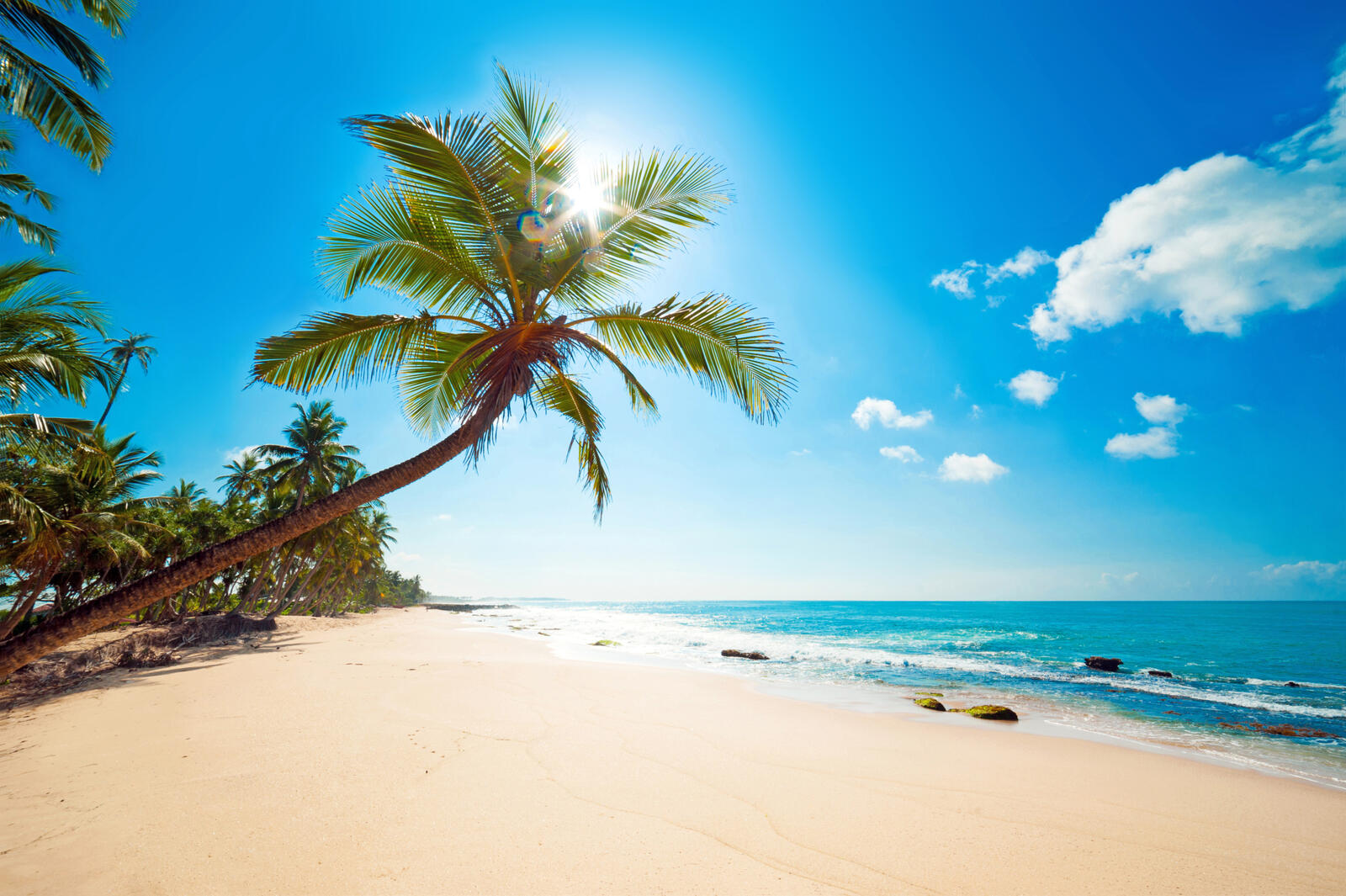 Обои пляж Карибы пейзаж на рабочий стол