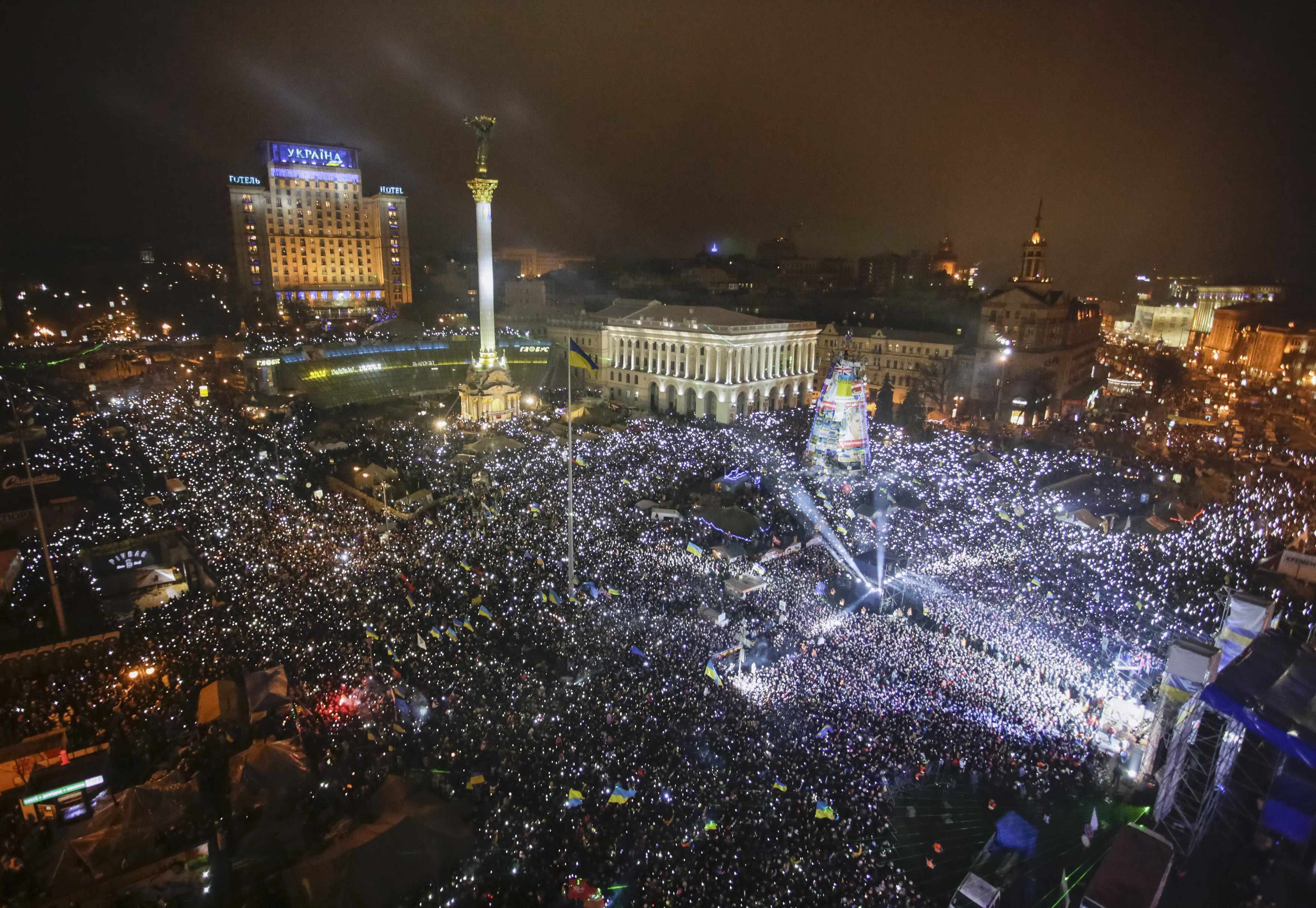 Wallpapers kiev maydan rally on the desktop
