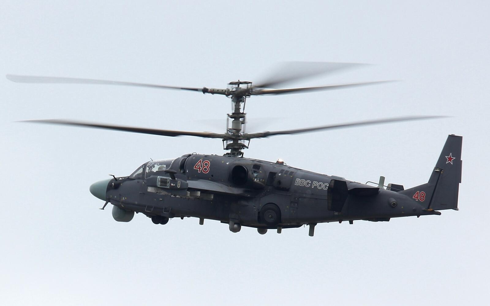 桌面上的壁纸俄罗斯空军 直升飞机 转台