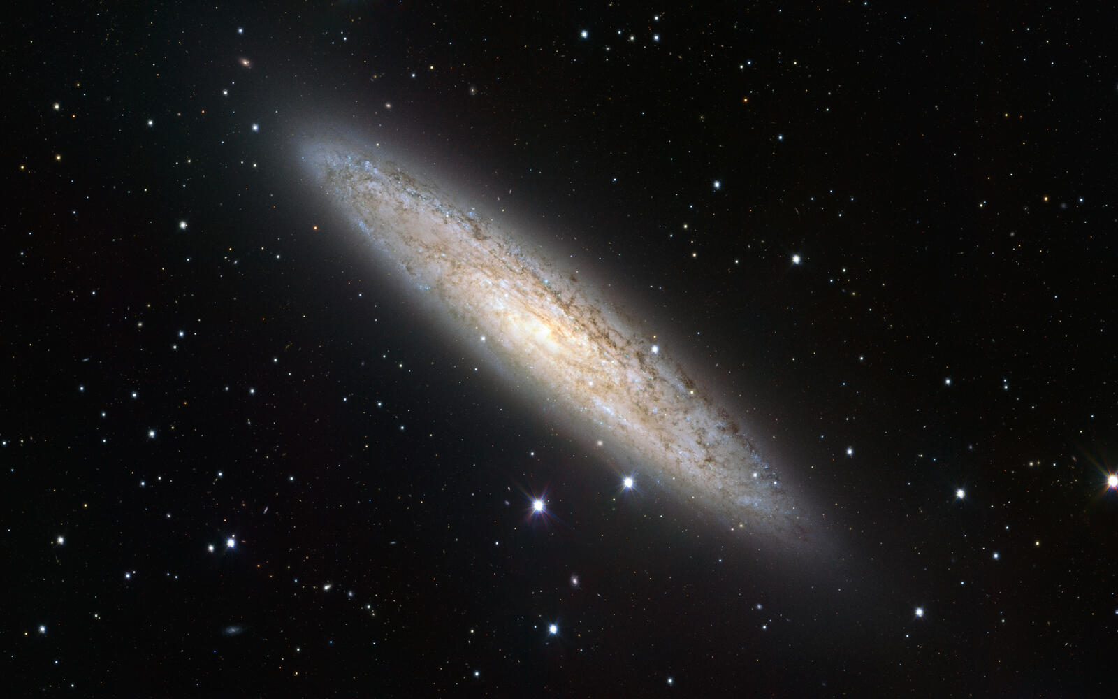 Wallpapers galaxy ngc 253 space on the desktop