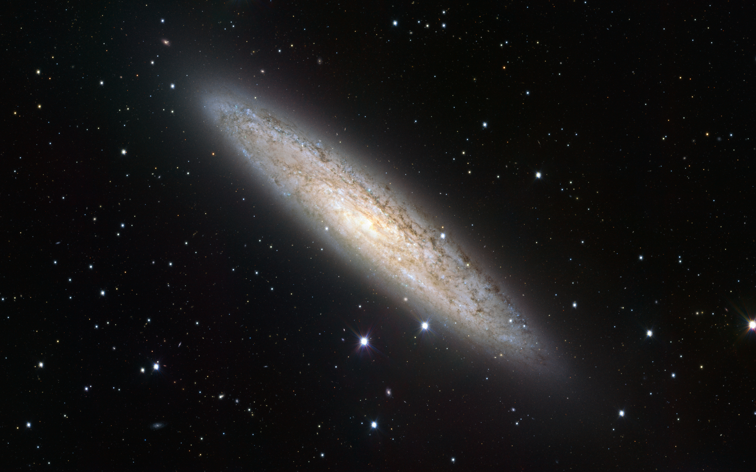 Wallpapers galaxy ngc 253 space on the desktop