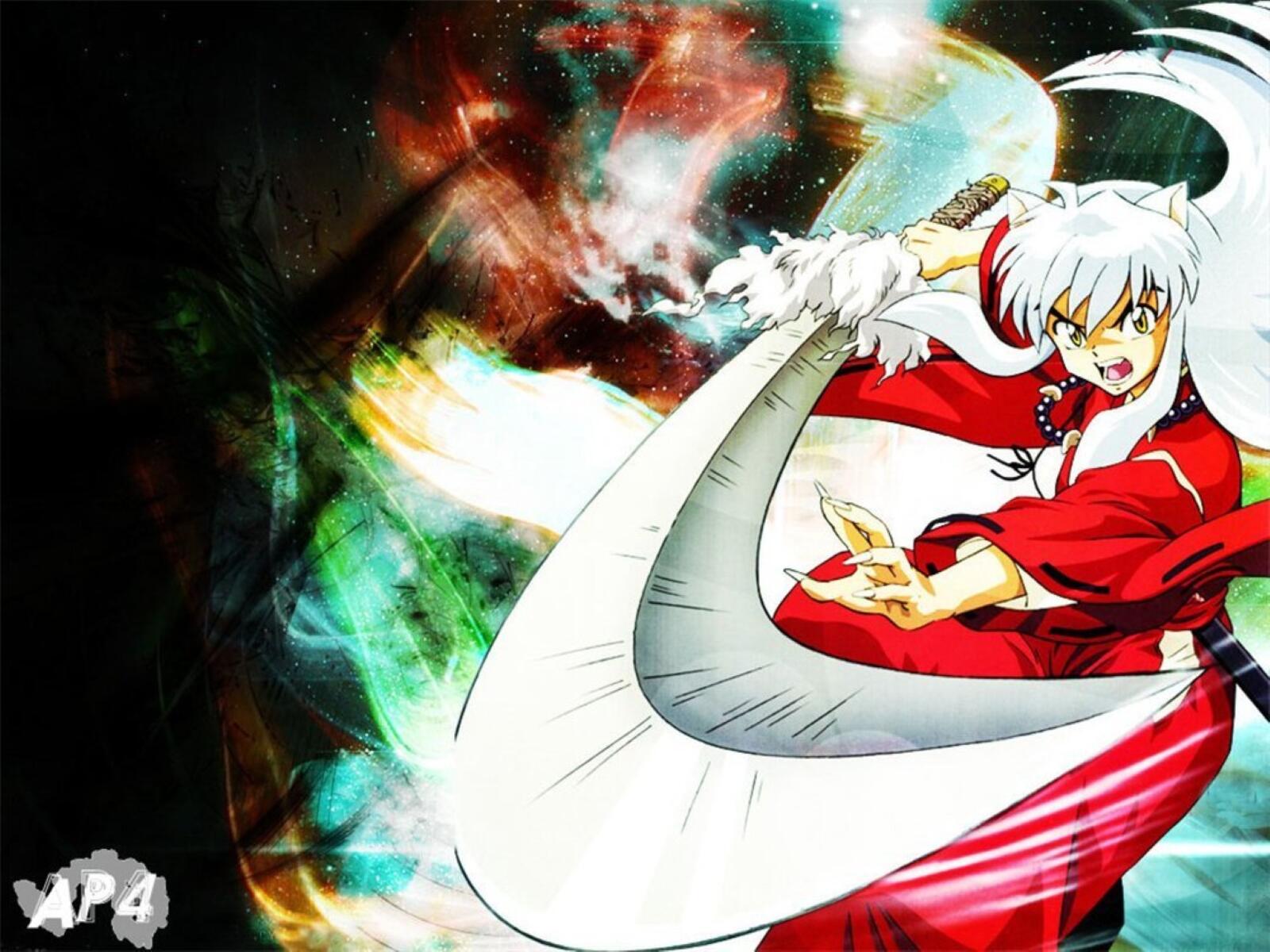 Wallpapers sword red inuyasha on the desktop
