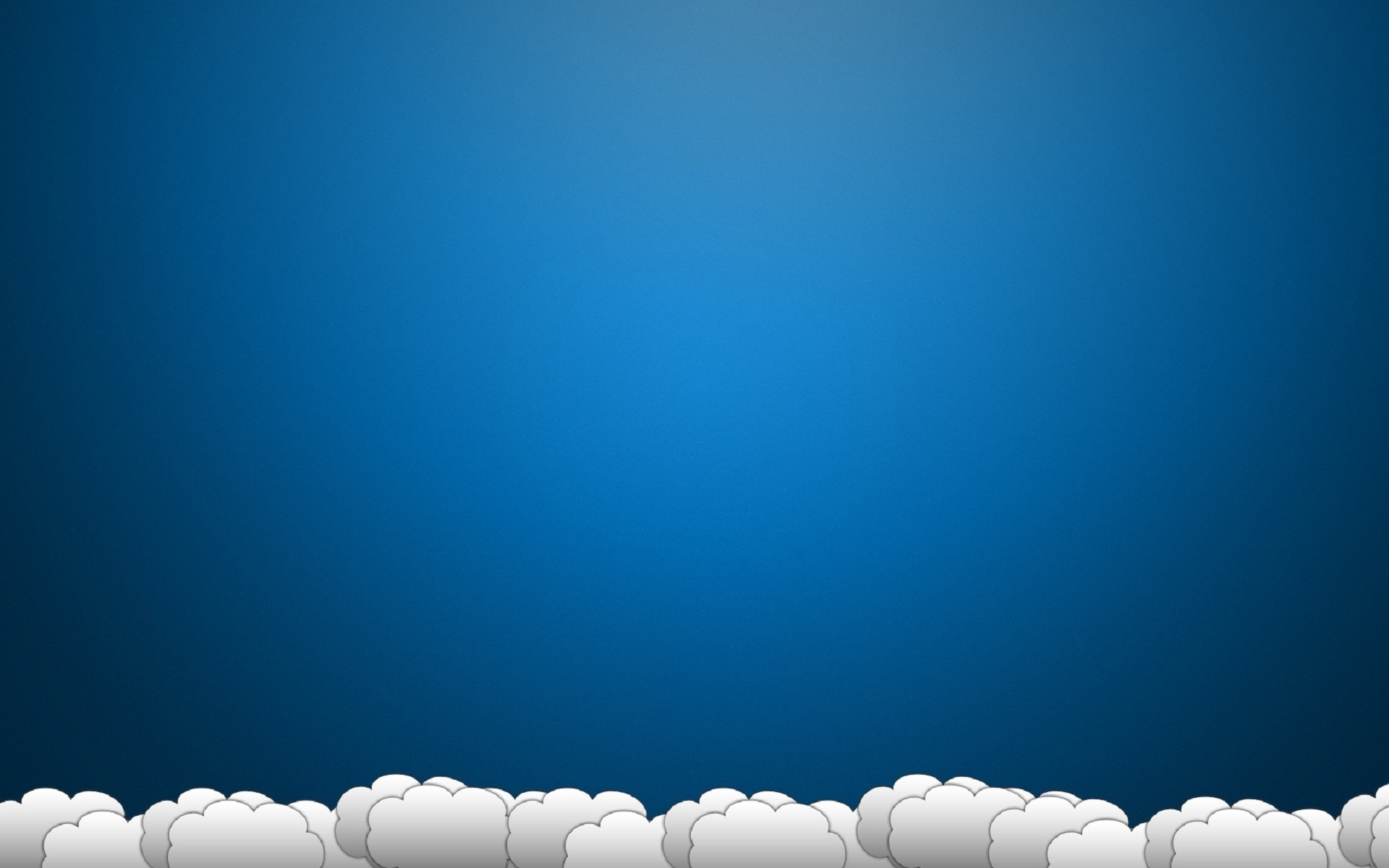 Wallpapers clouds minimalism 1920x1200 on the desktop