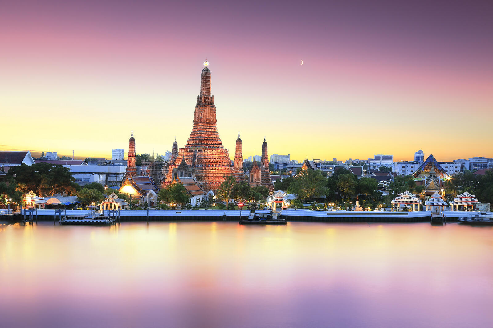 Бесплатное фото Посмотреть фото столица и самый крупный город таиланда, бангкок