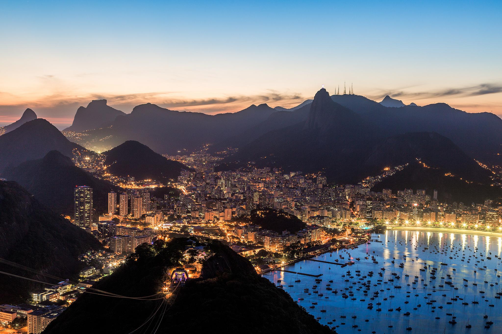 免费照片照片免费观看里约热内卢，里约热内卢黄昏