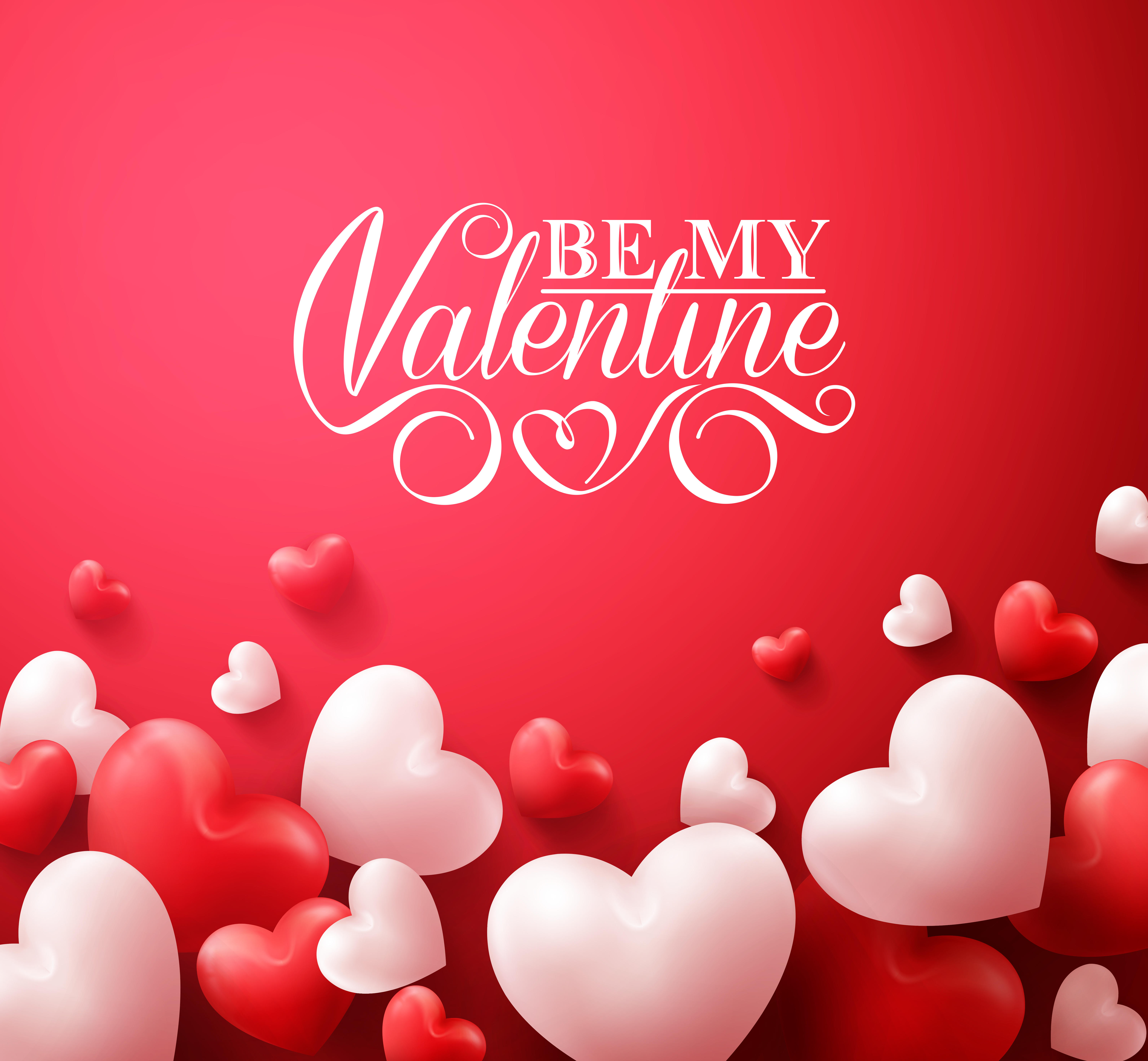 Wallpapers romantic hearts happy valentine`s day a day of lovers on the desktop