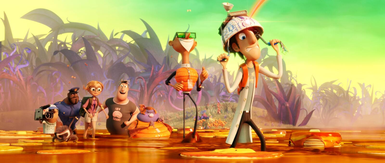 Wallpapers comedy fantasy Cloudy with a Chance of Meatballs 2 on the desktop