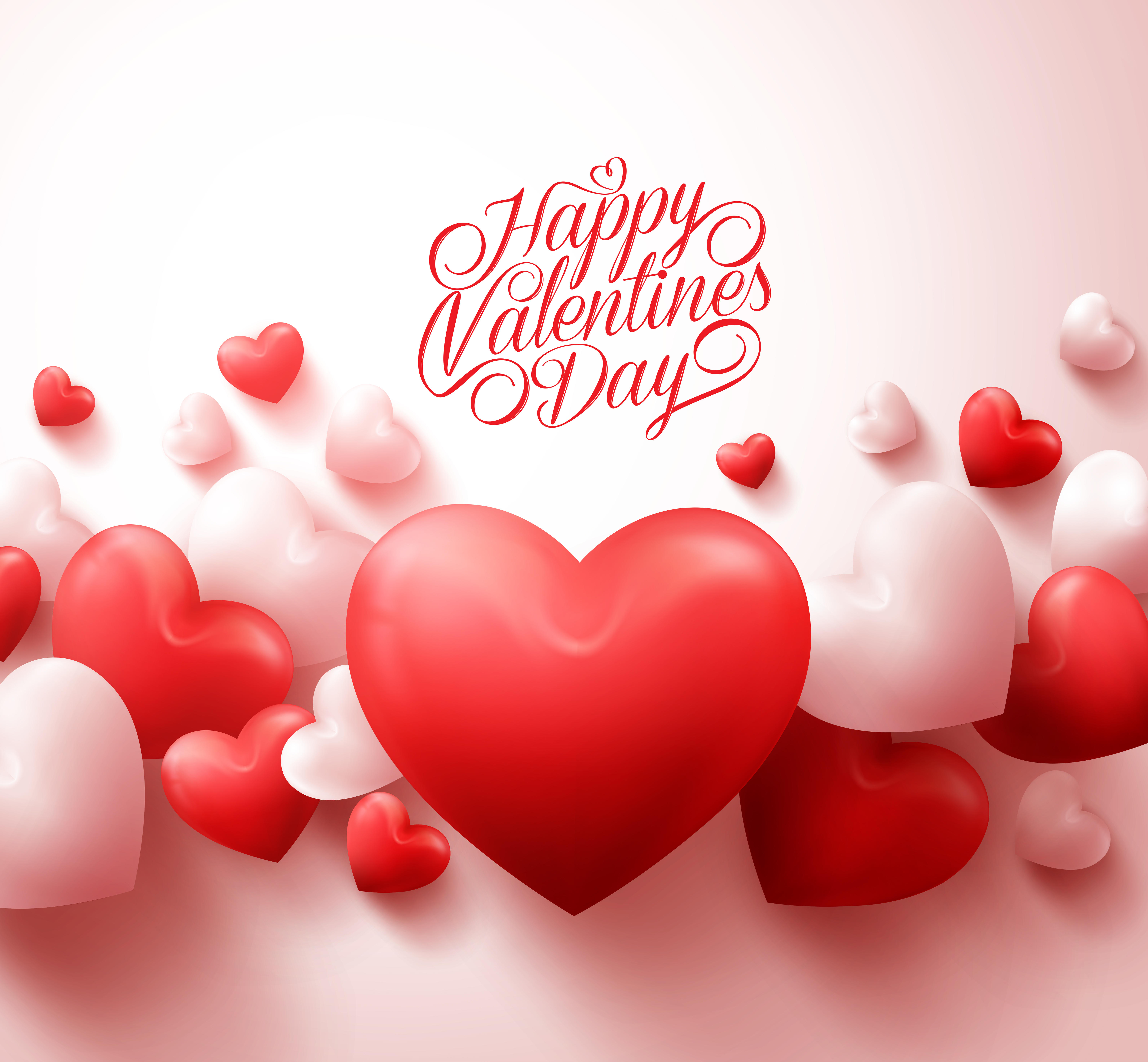 Wallpapers Valentine s Day Romantic Hearts Hearts on the desktop