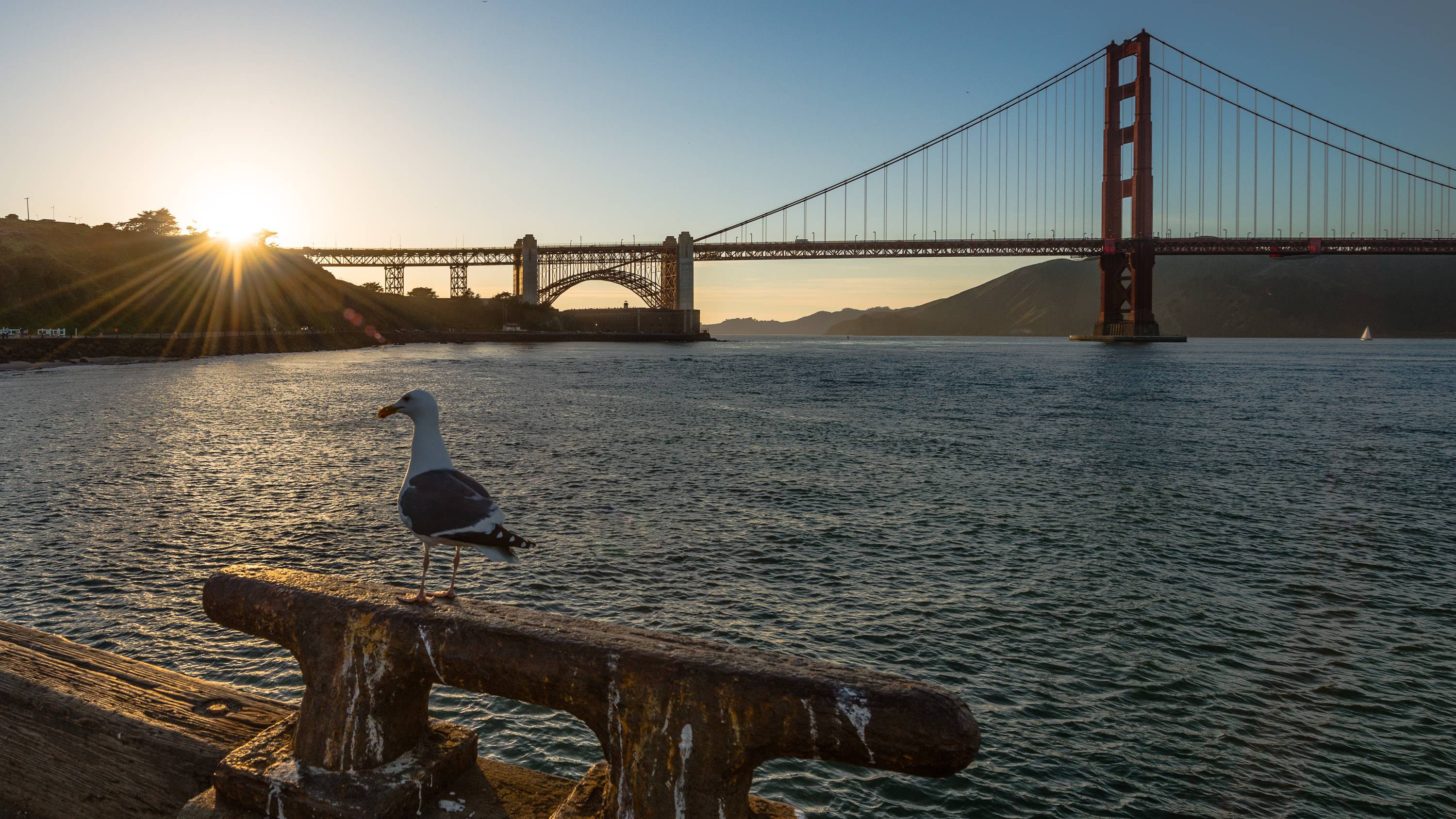 Обои Golden Gate Калифорния Сан-Франциско на рабочий стол