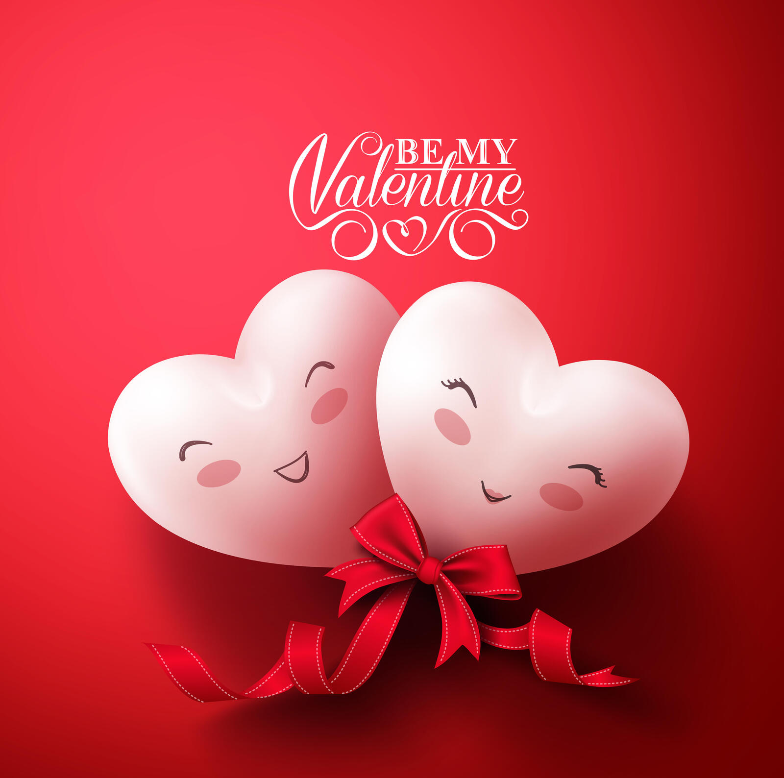 Wallpapers Valentine day happy valentine`s day hearts on the desktop