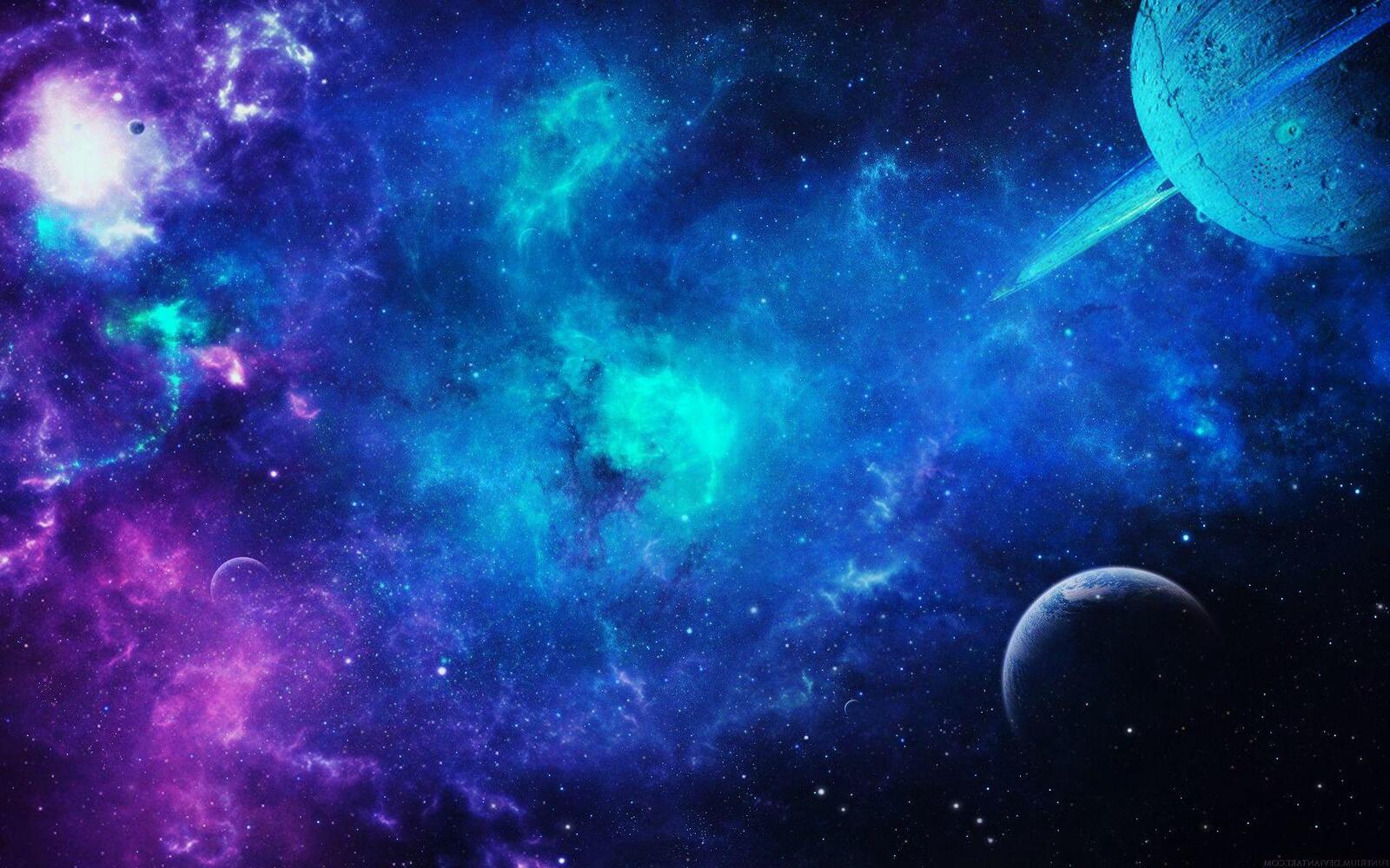 Wallpapers space beautifully planets on the desktop