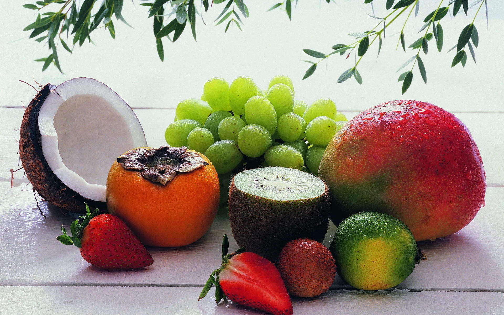 Фото бесплатно фрукты, ягоды, кокос