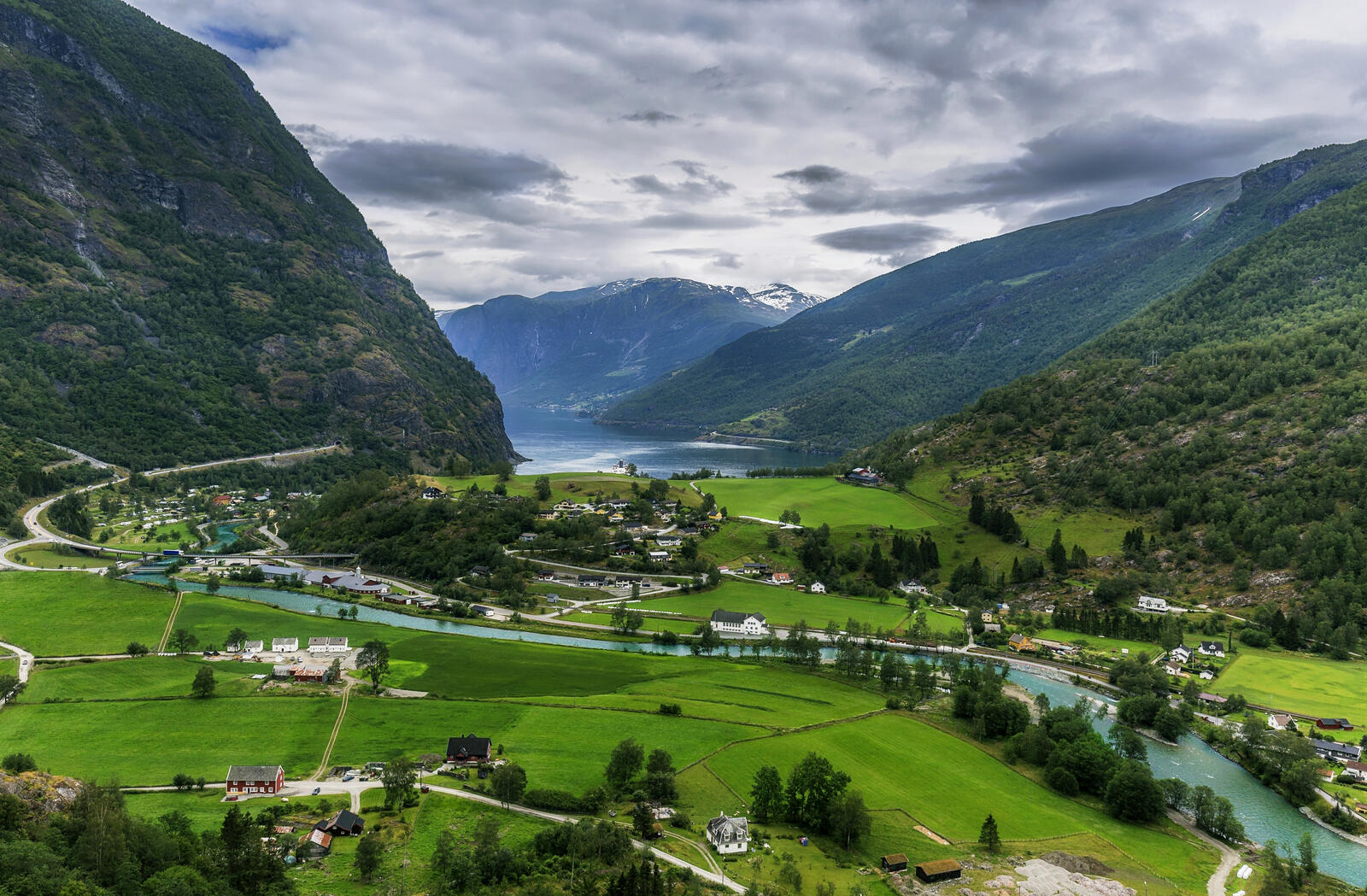 Wallpapers Norway Aurland mountains on the desktop