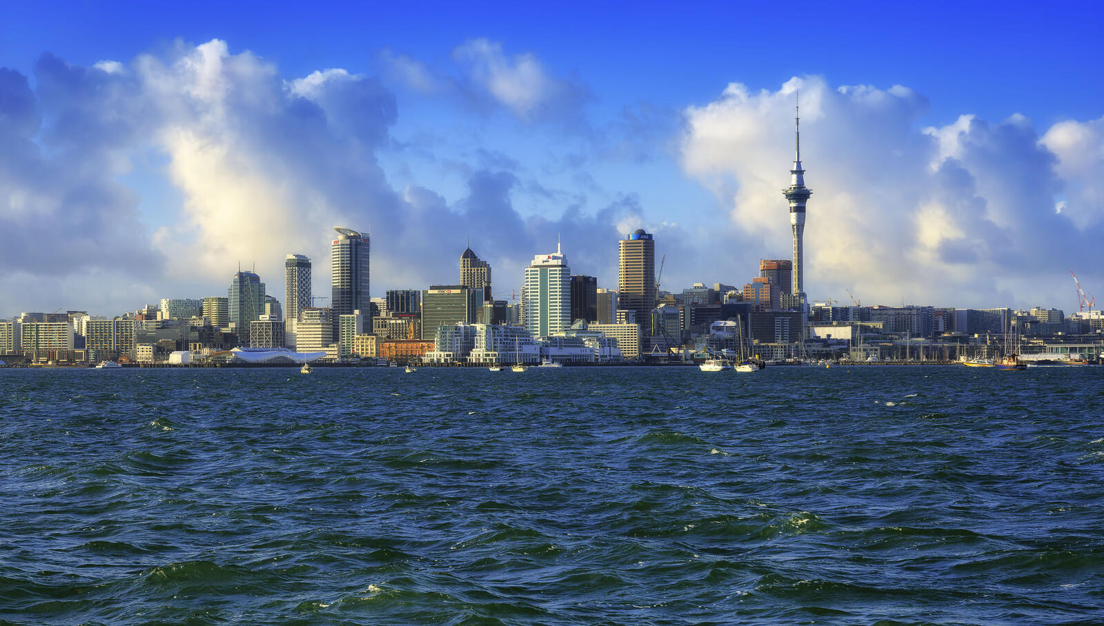 Обои Новая Зеландия город небоскребы на рабочий стол