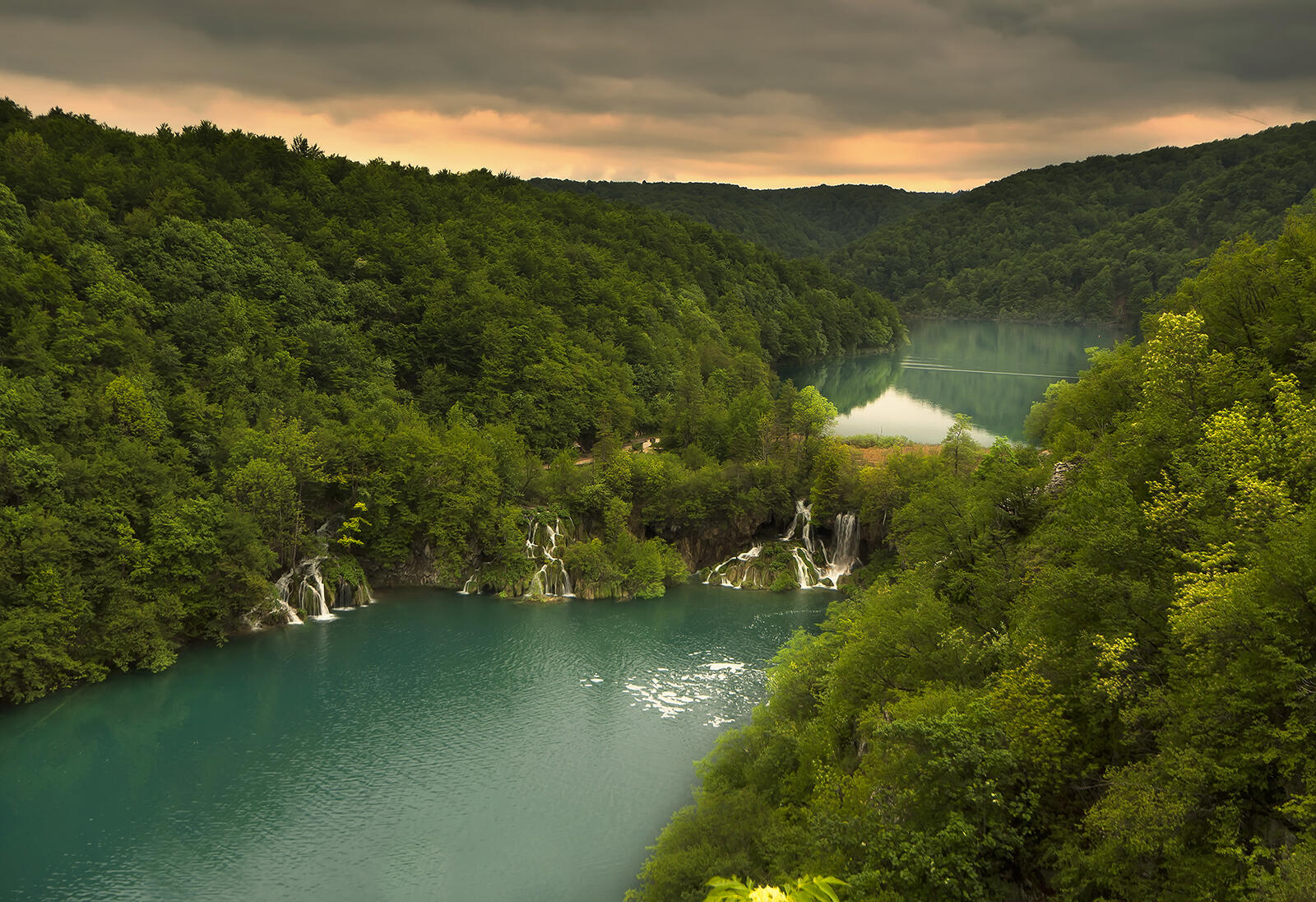 Wallpapers waterfall river Plitvice Lakes National Park on the desktop