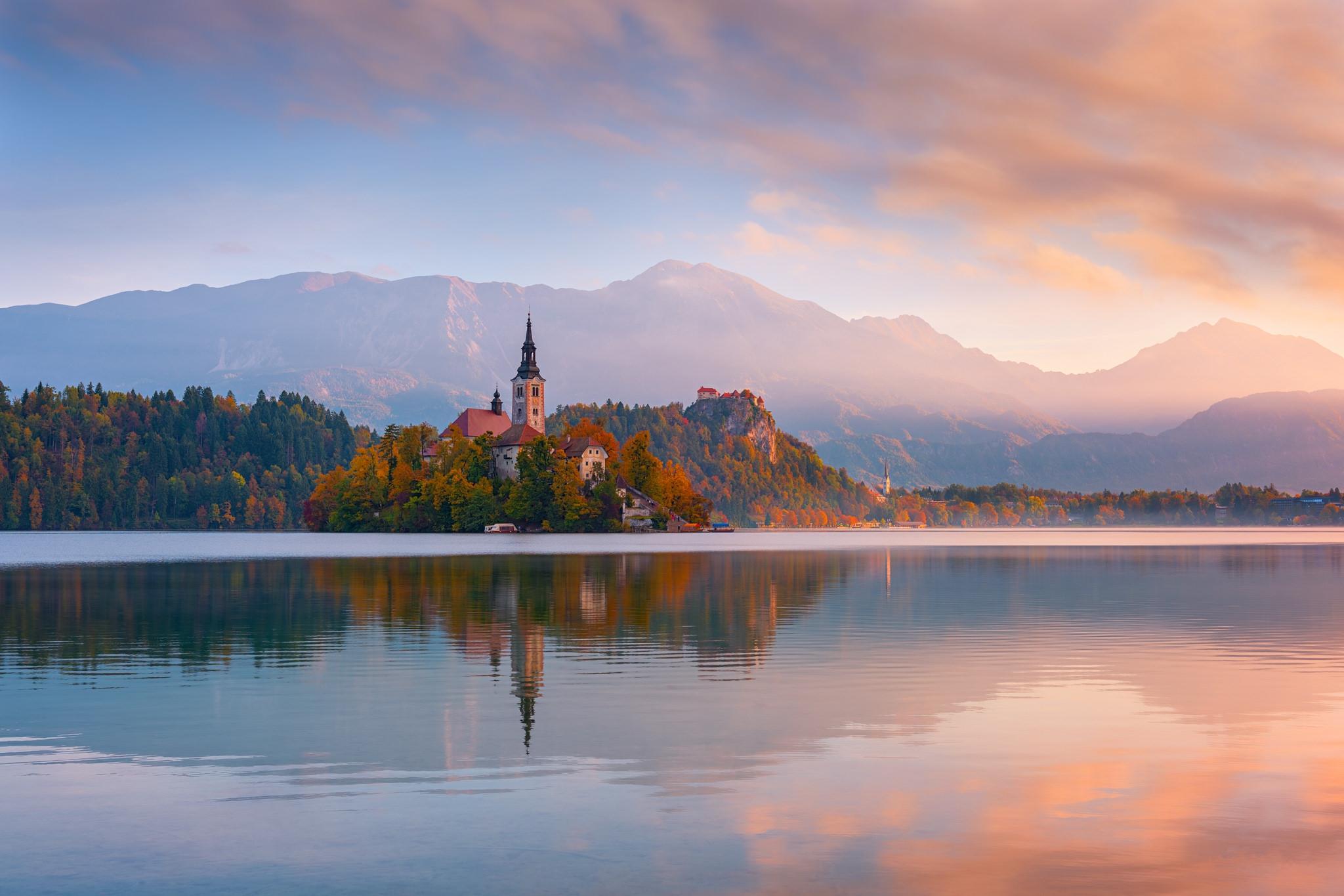 Озеро блейскою Словения