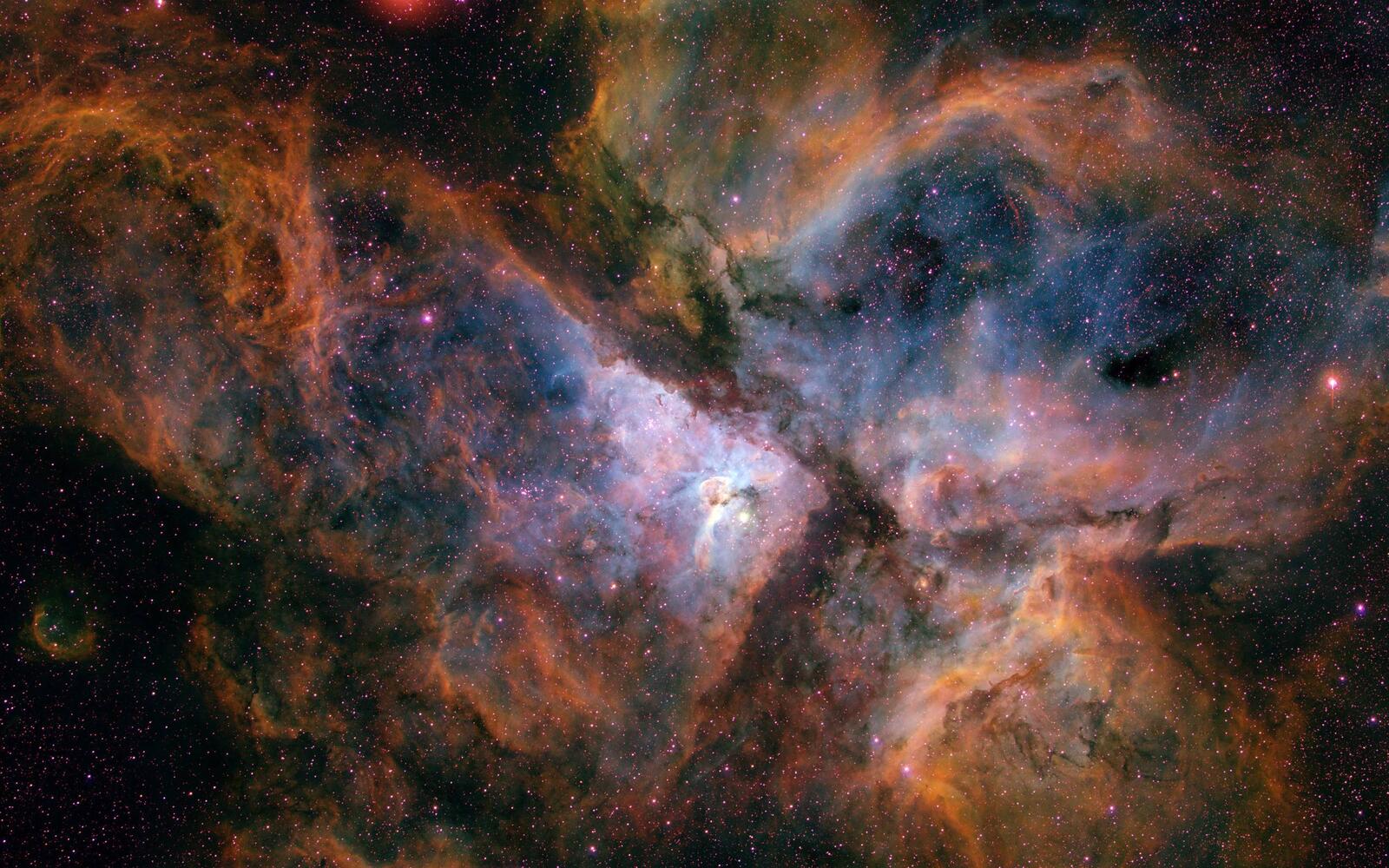 Wallpapers cosmic nebula stars planets on the desktop