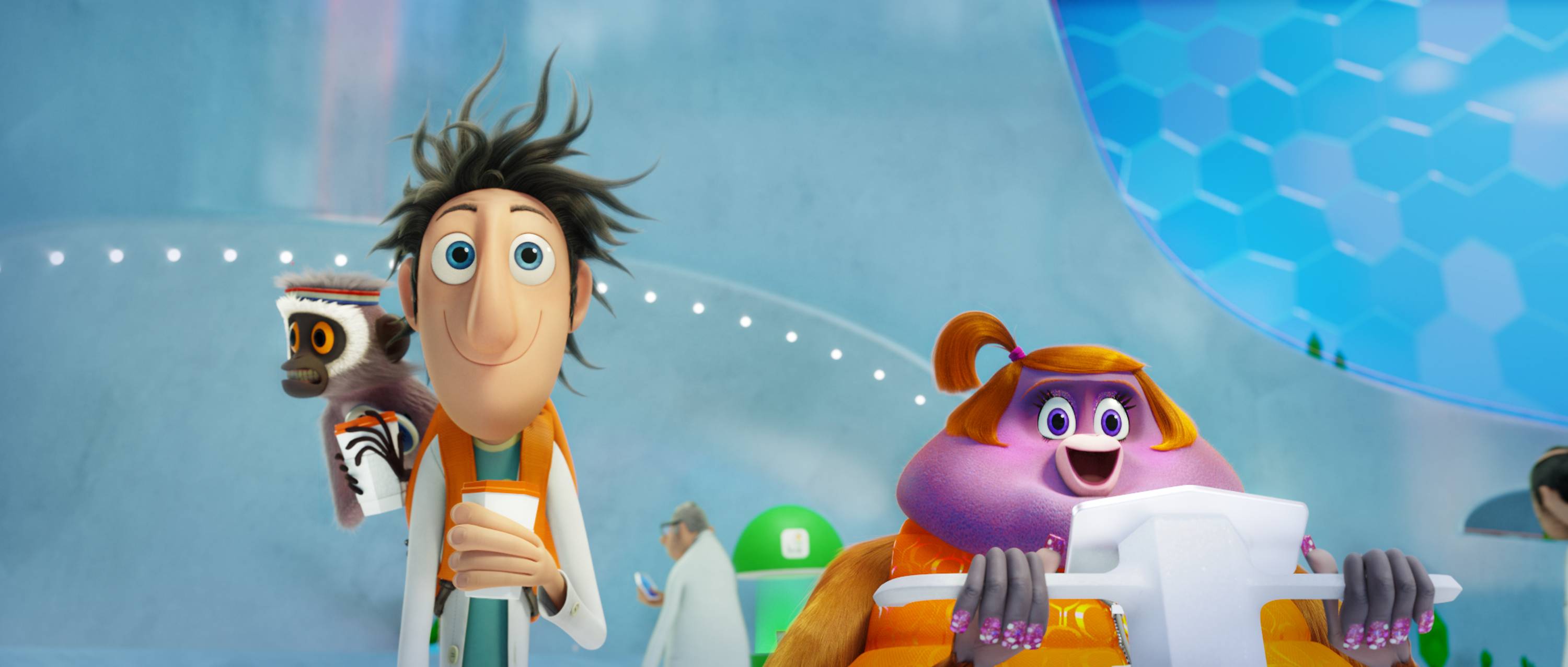 Wallpapers Cloudy 2 Revenge of GMO family Cloudy with a Chance of Meatballs 2 on the desktop