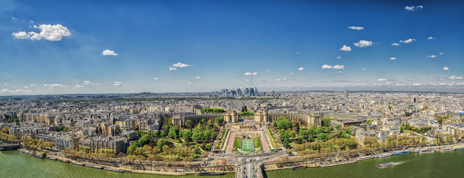 Обои галерея Париж панорама на рабочий стол