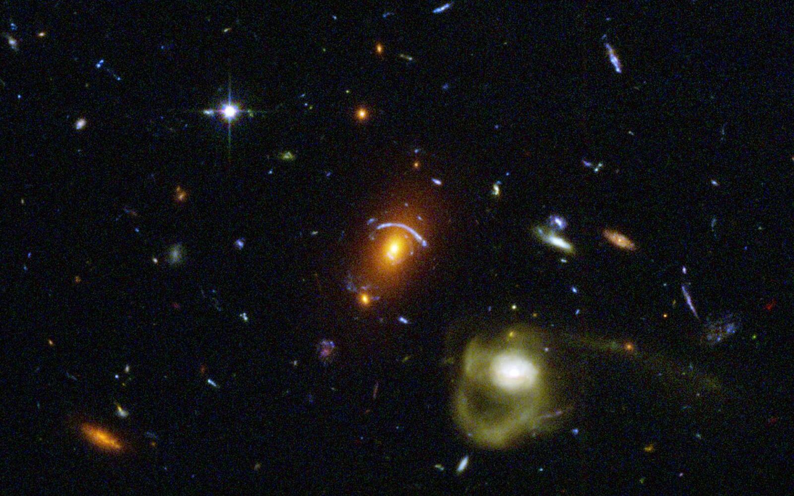 Wallpapers stars snapshot galaxies on the desktop