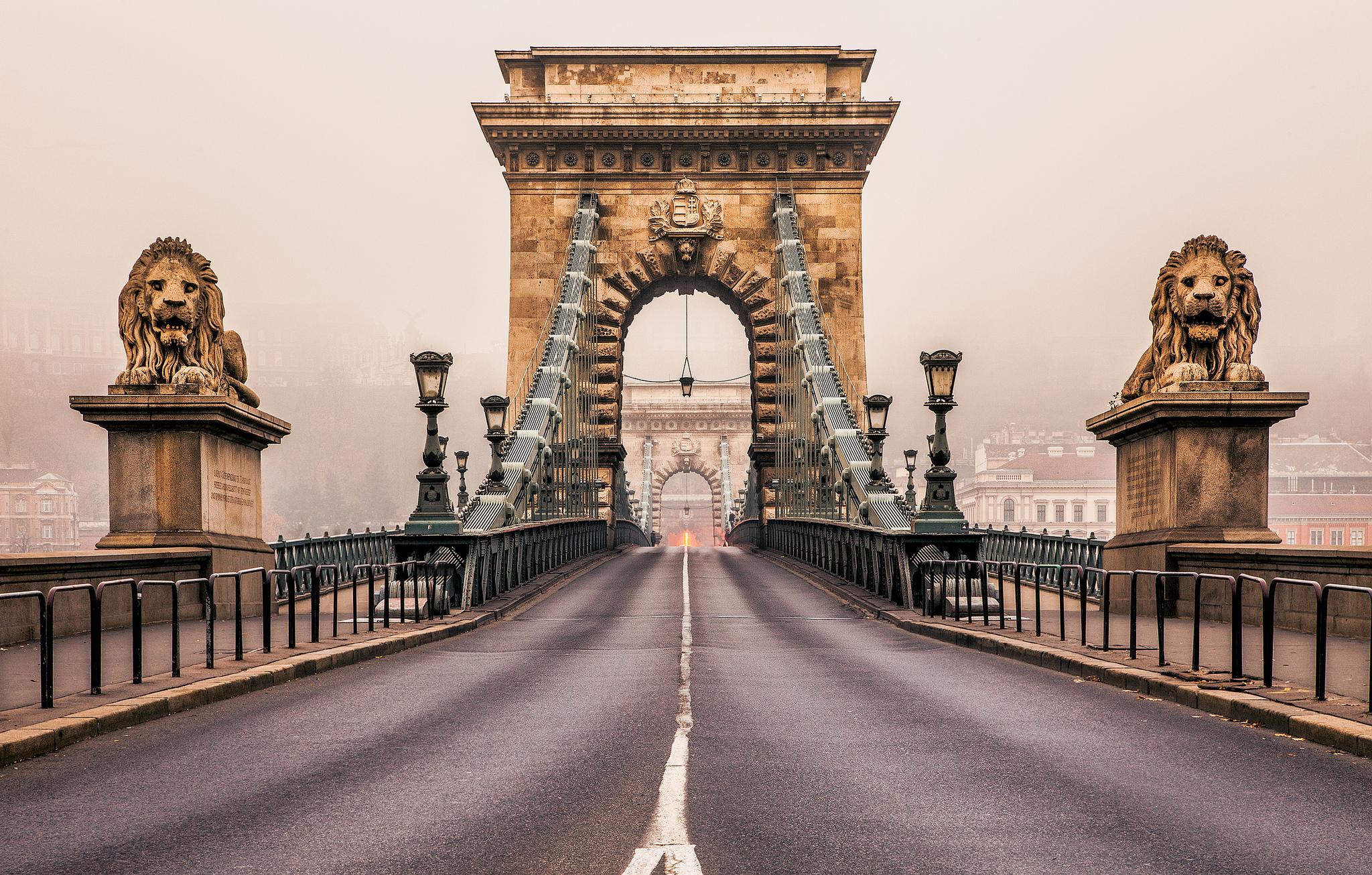 Бесплатное фото Бесплатно цепной мост, венгрия - фото новые