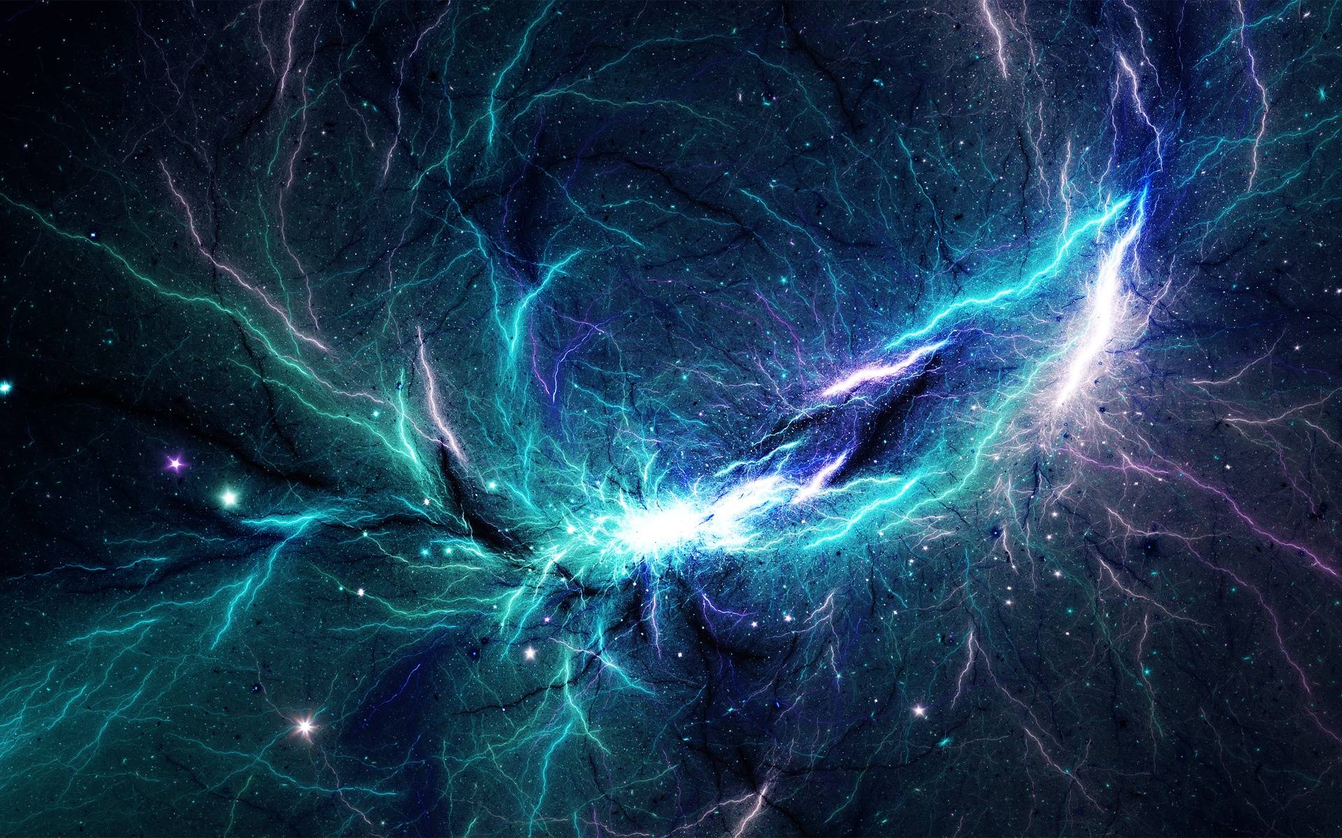 Wallpapers space radiation flash on the desktop