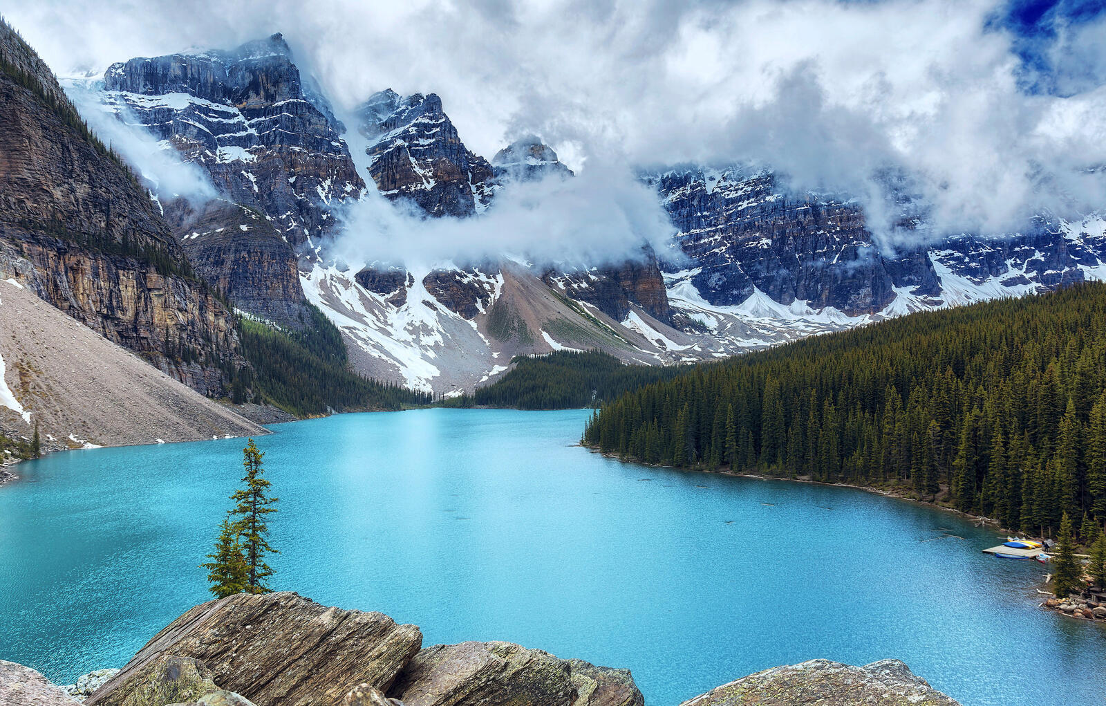 Обои национальный парк запрета голубая вода Канада на рабочий стол