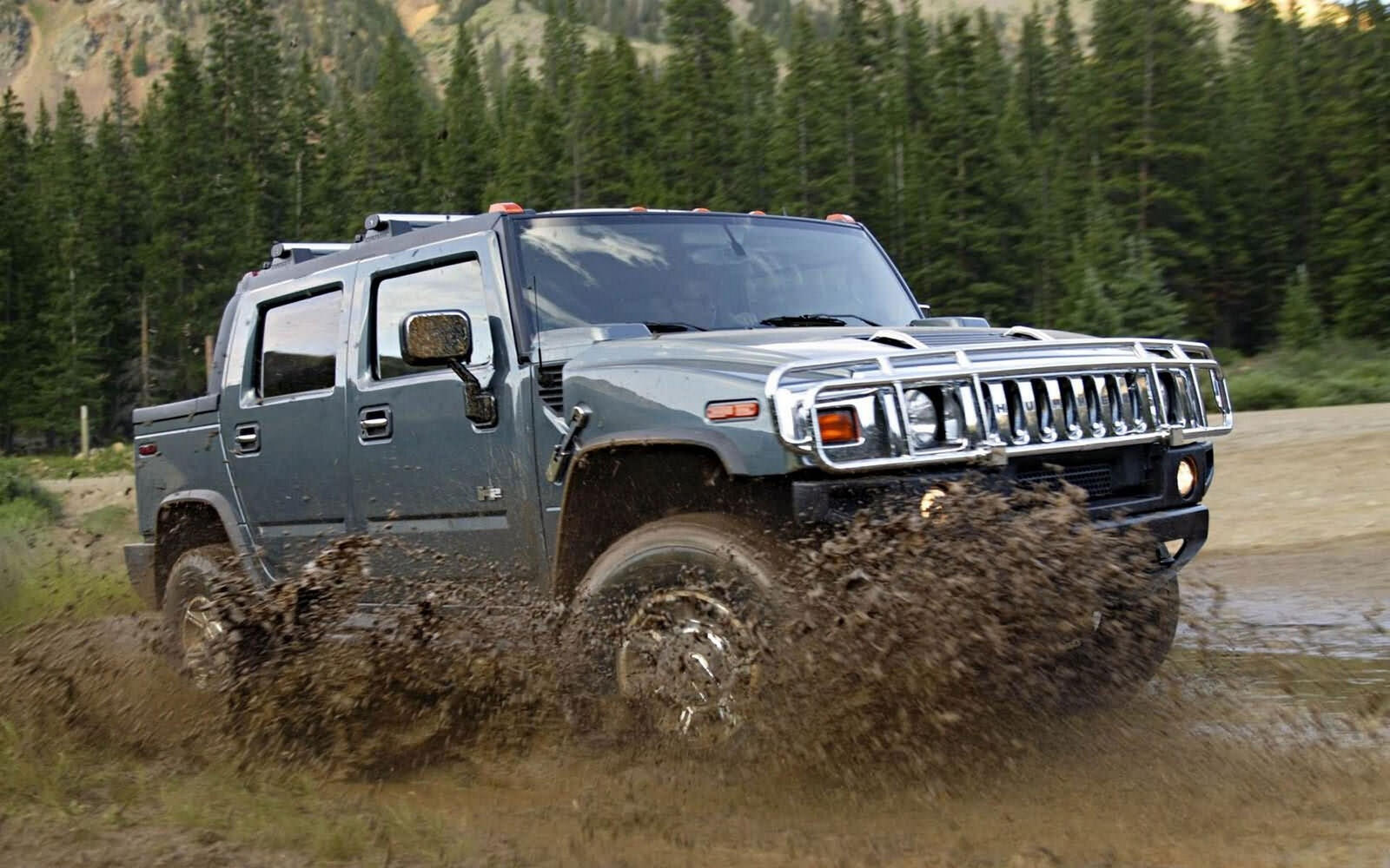 Wallpapers hummer SUV speed on the desktop