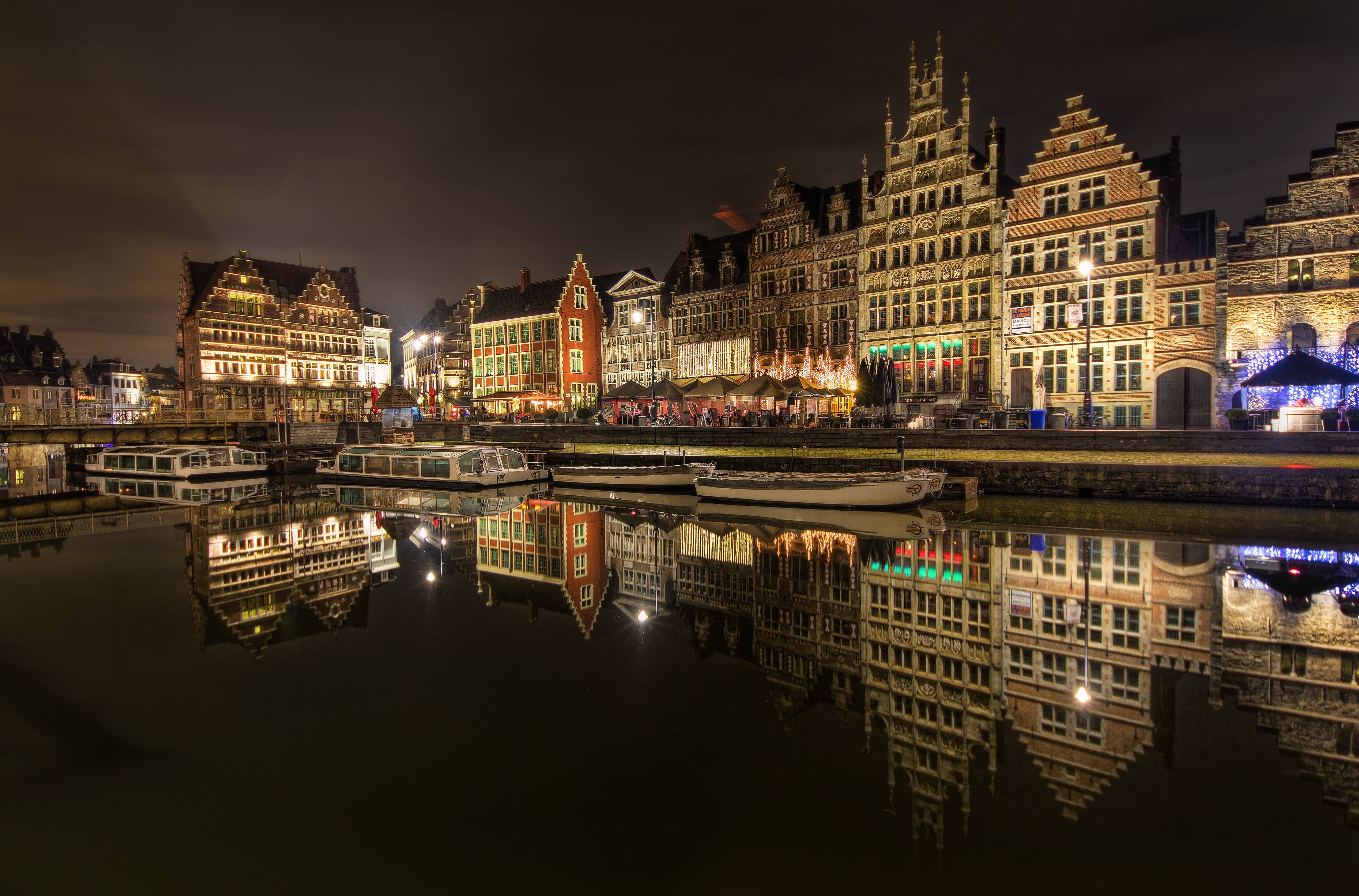 Photo free a city in Flanders, Gent, Belgium
