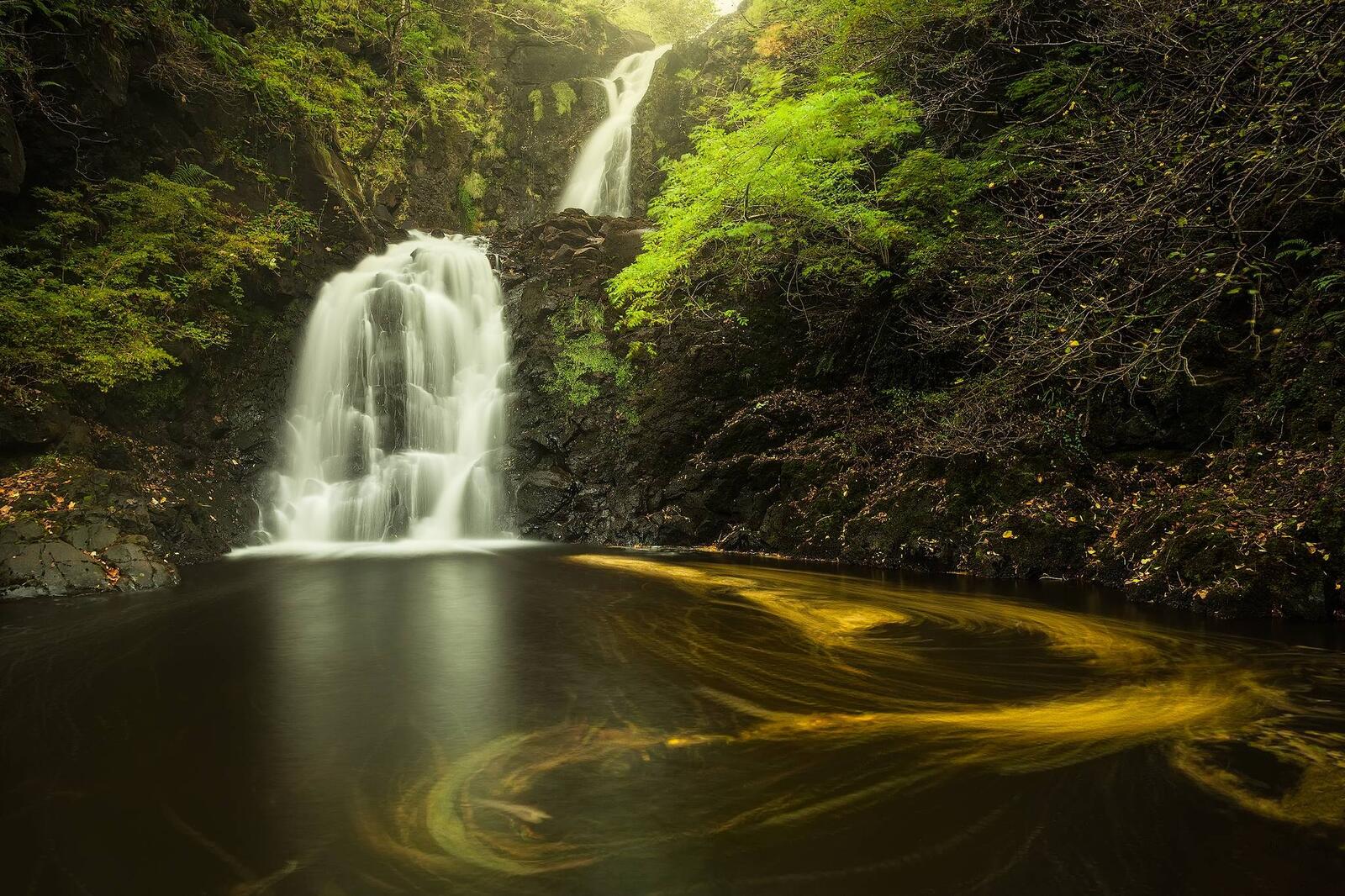Обои Остров Скай Шотландия водопад на рабочий стол
