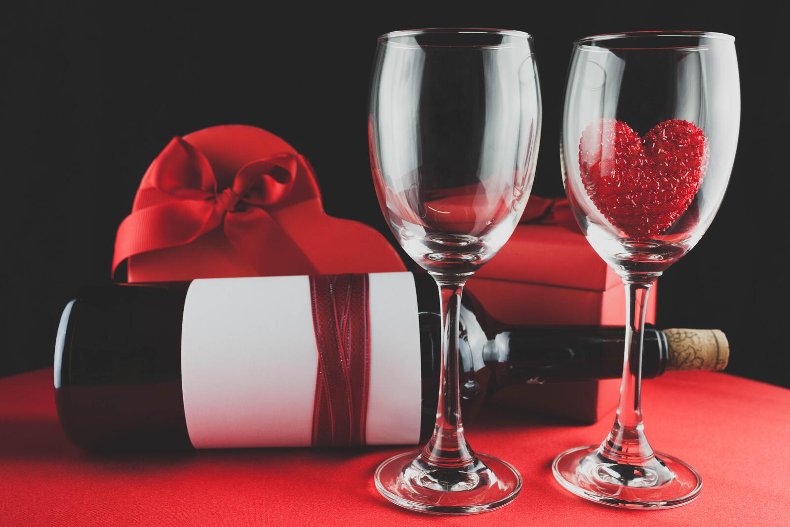 Wallpapers a day of lovers drinks Valentine day on the desktop