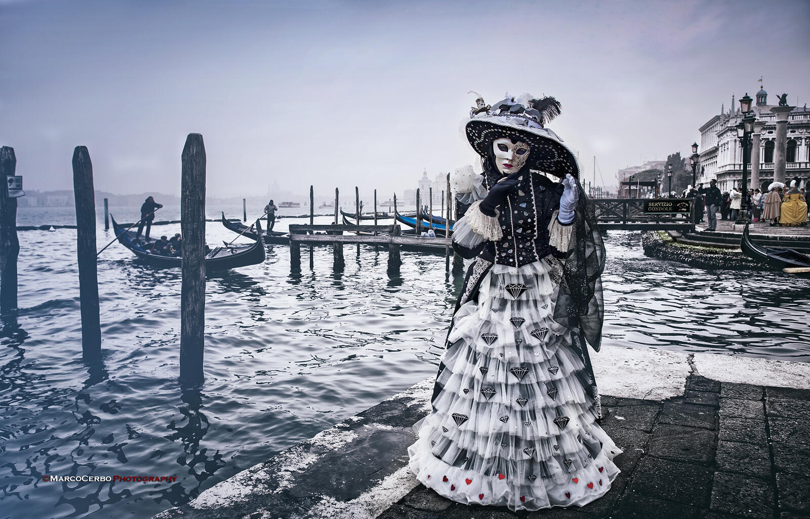 Wallpapers style mask Carnival Venice on the desktop